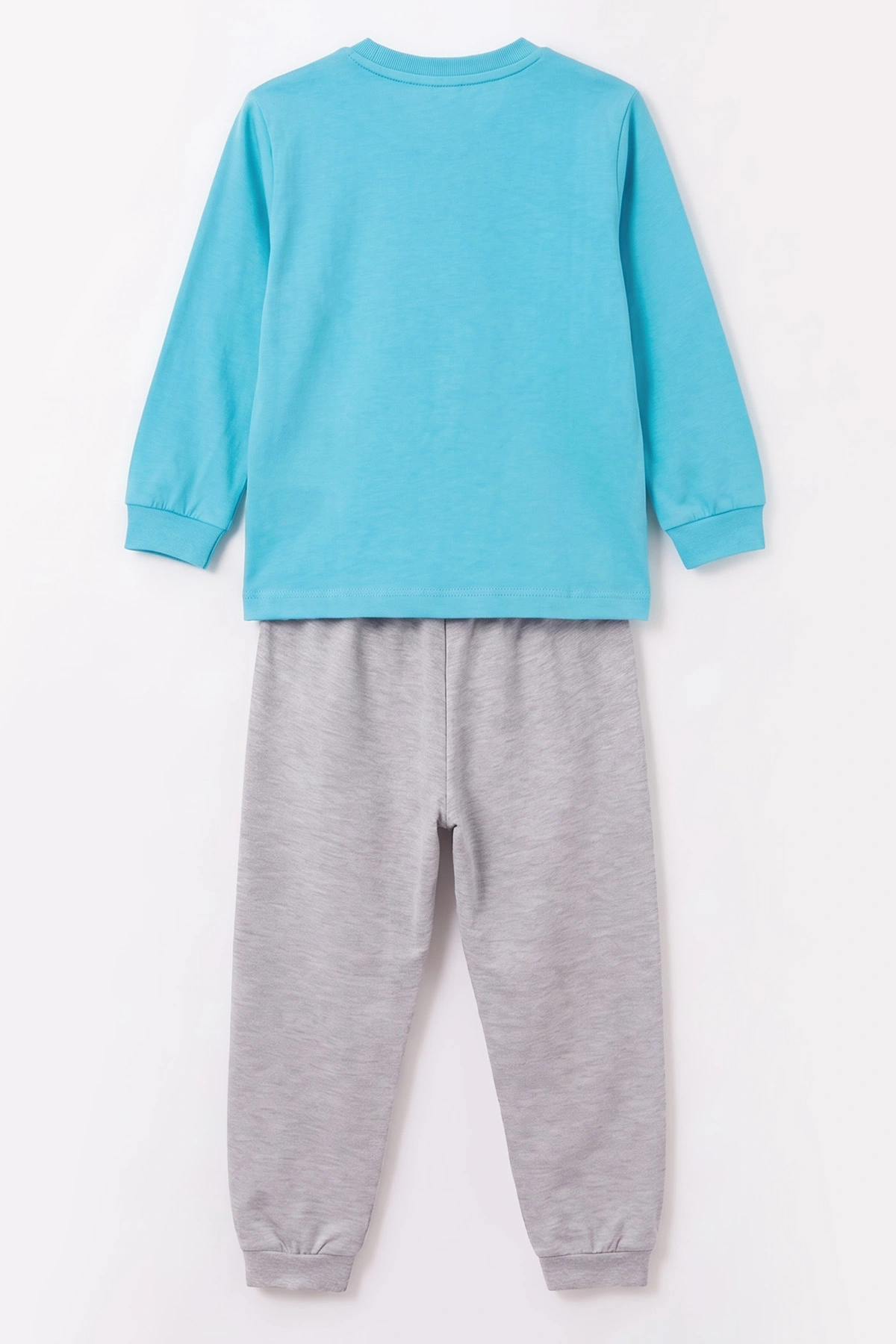 Mavi (3-8 Yaş) Karakter Baskılı İnterlok Kumaş Erkek Çocuk Pijama Takım 491031