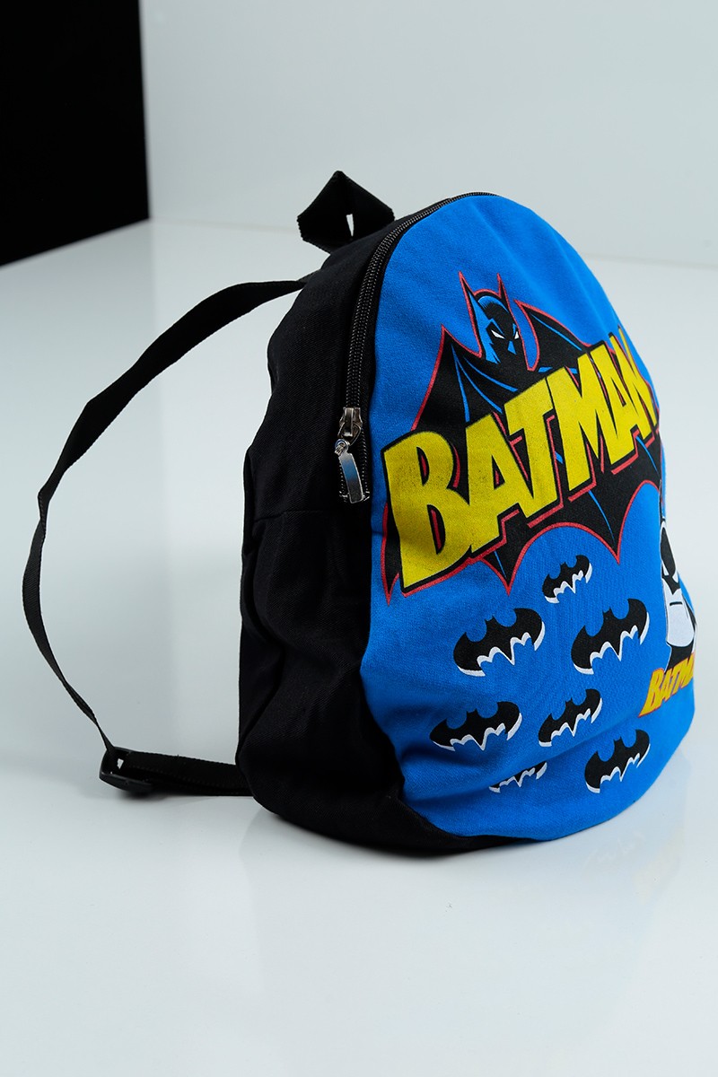 Mavi (5-8 Yaş) Batman Baskılı Çantalı Erkek Çocuk Takım 96591