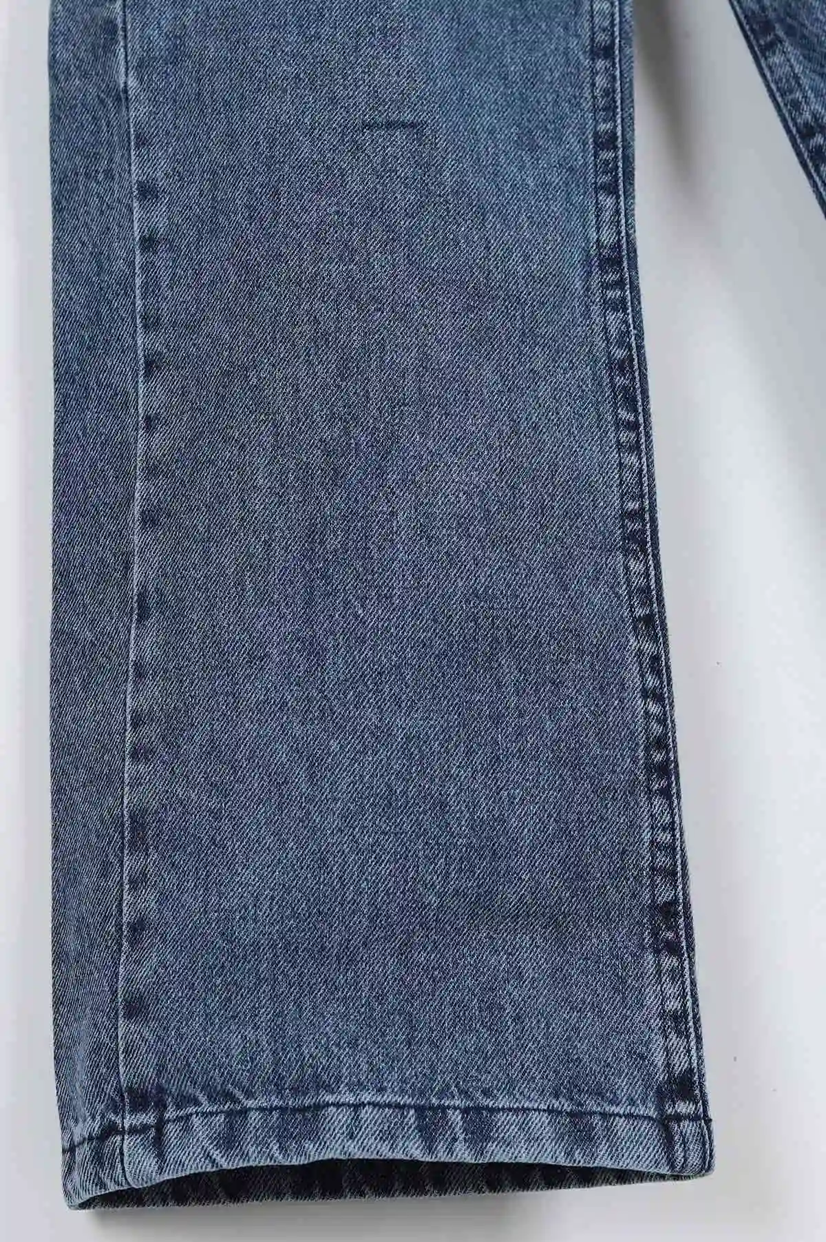 Mavi (6-10 Yaş )Bol Paça Kız Çocuk Kot Pantolon 319535