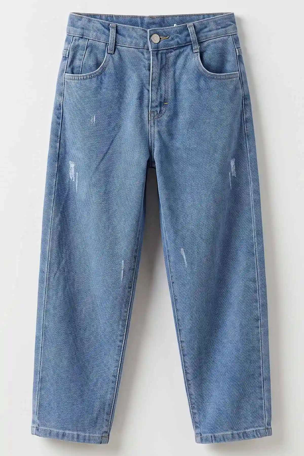 Mavi (6-15 Yaş)Baggy Erkek Çocuk Kot Pantolon 492828