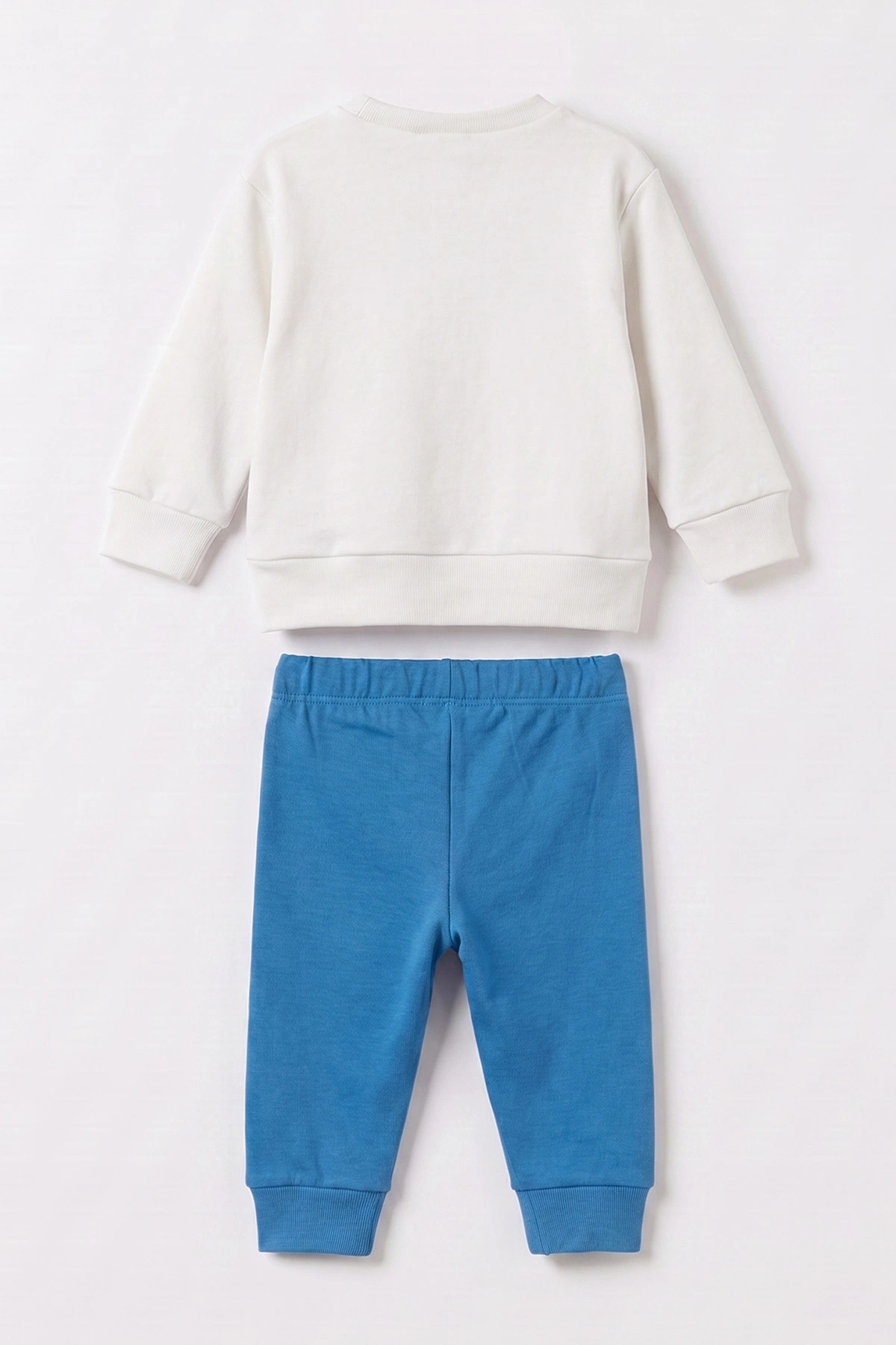 Mavi (6-18 Ay)Cool Baskılı Çıtçıtlı Çimalı Erkek Bebek Takım 477606