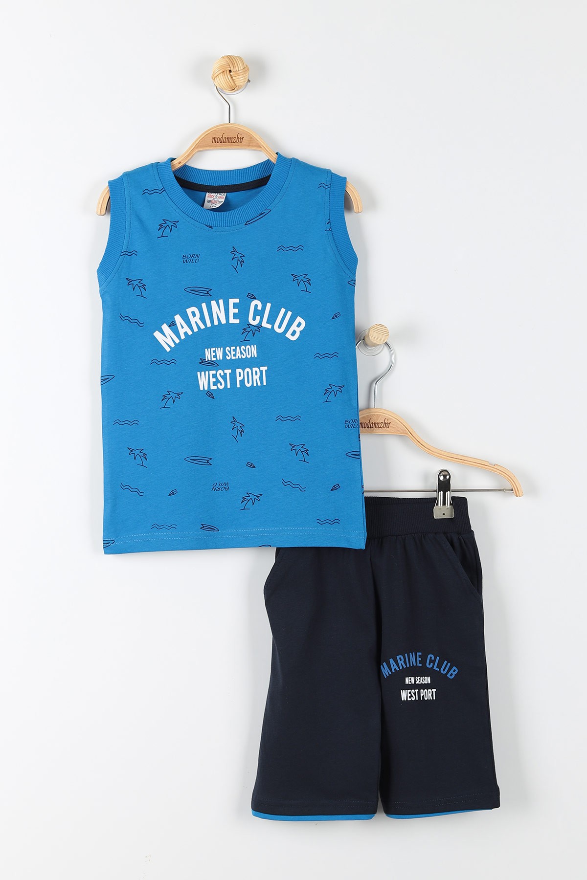 Mavi (7-10 Yaş) Marine Club Erkek Çocuk İkili Takım 175338