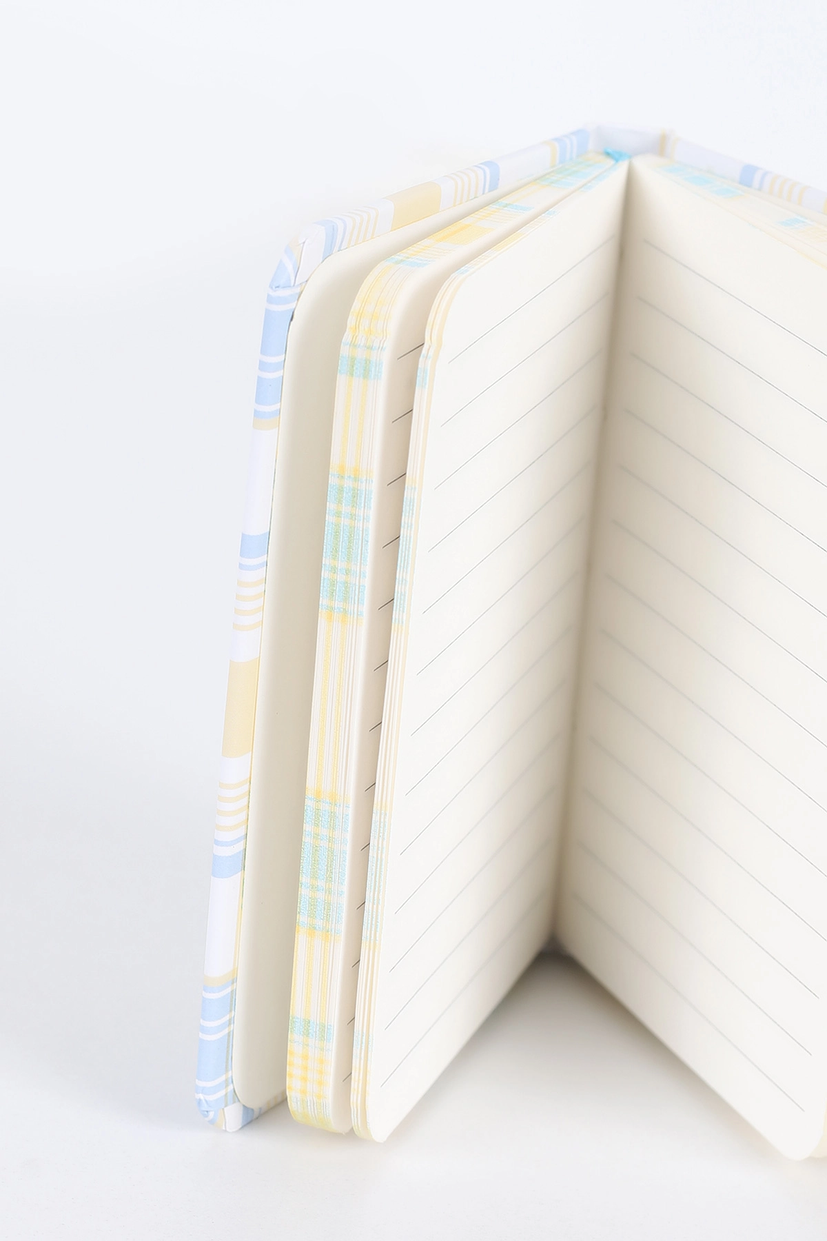 Mavi 7x10 Cm Desenli Lastikli Bloknot Defter-Notebook 392508