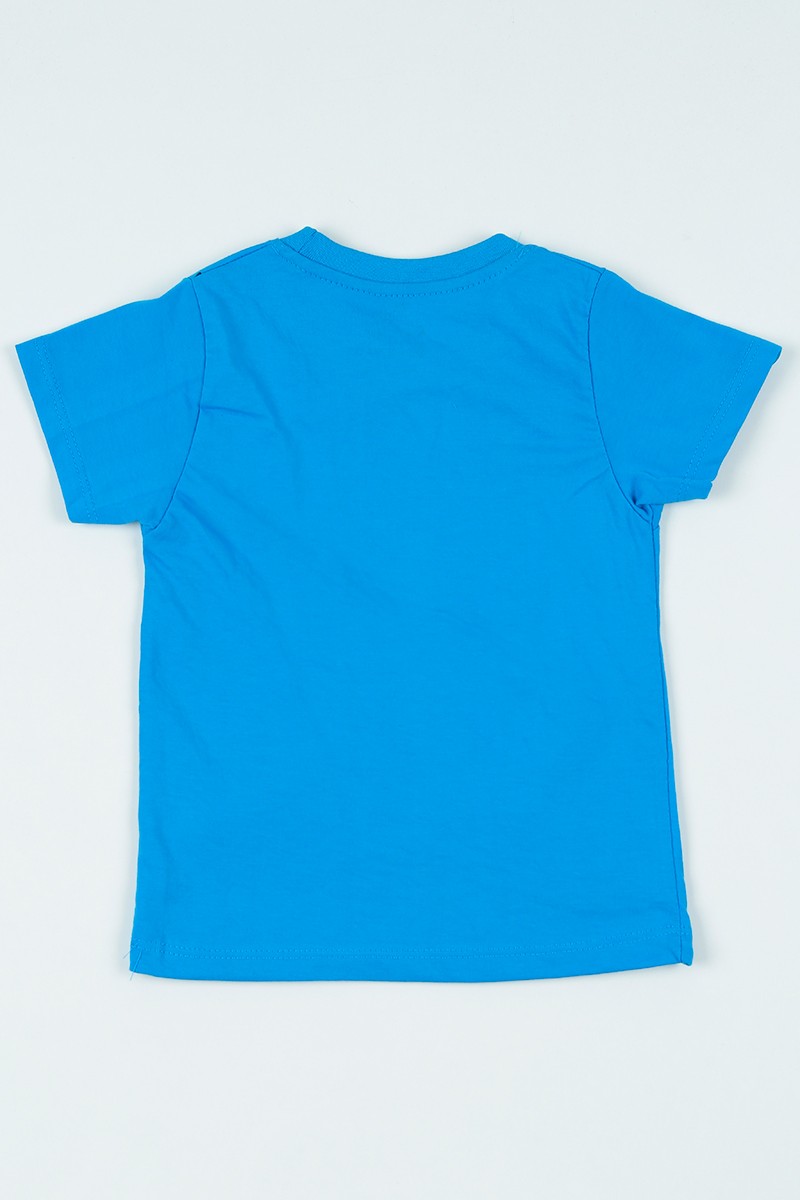 Mavi (8-12 yaş) Every Baskılı Erkek Çocuk Tişört 108128