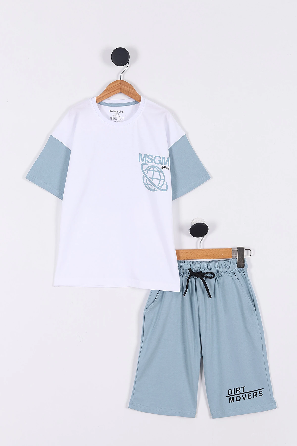 Mavi (8-12 Yaş) Msgm Baskılı Erkek Çocuk Takım 271667