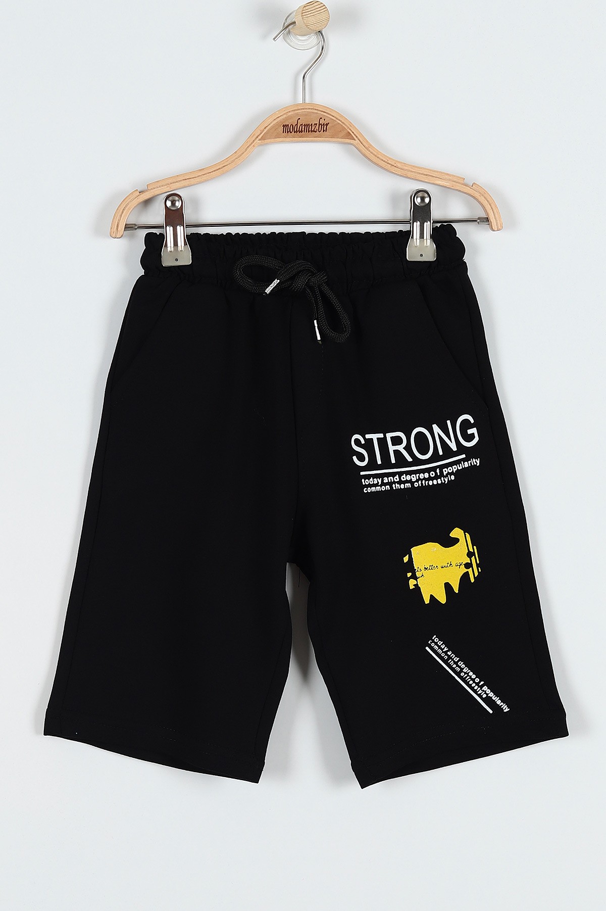 Mavi (9-12 Yaş) Strong Baskılı Belden Bağlamalı Erkek Çocuk Takım 183048