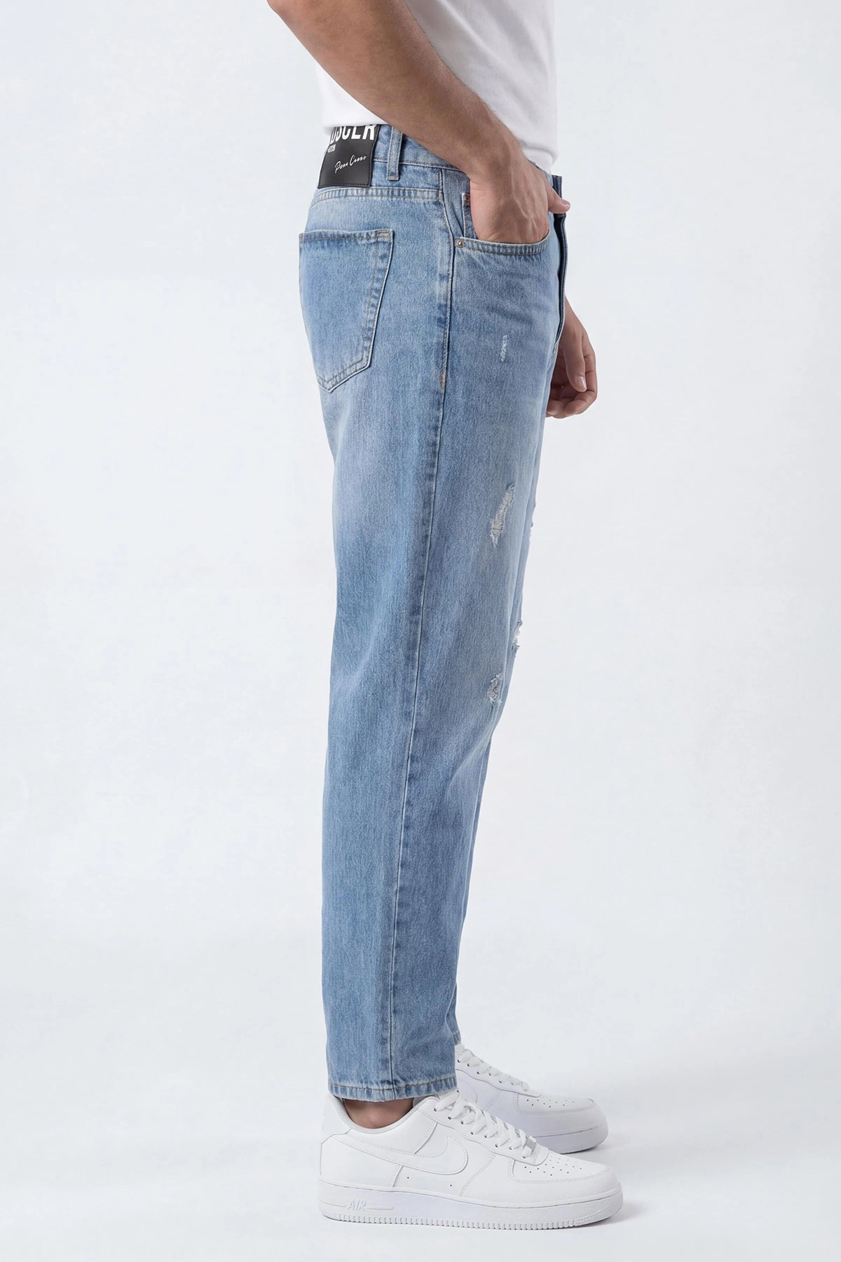 Mavi Boyfriend Yırtık Detay Erkek Kot Pantolon 430861