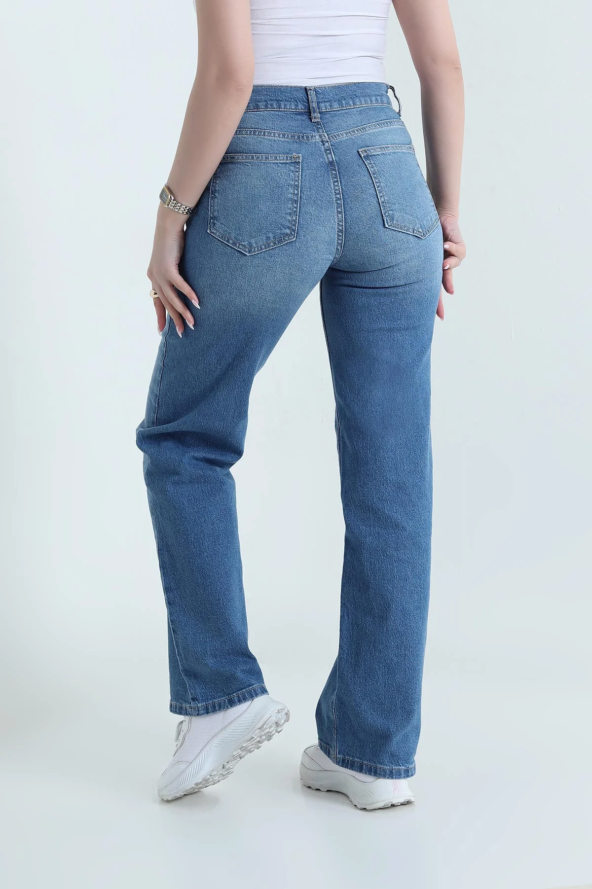 Mavi Comfort Likralı Palazzo Kadın Kot Pantolon 456438