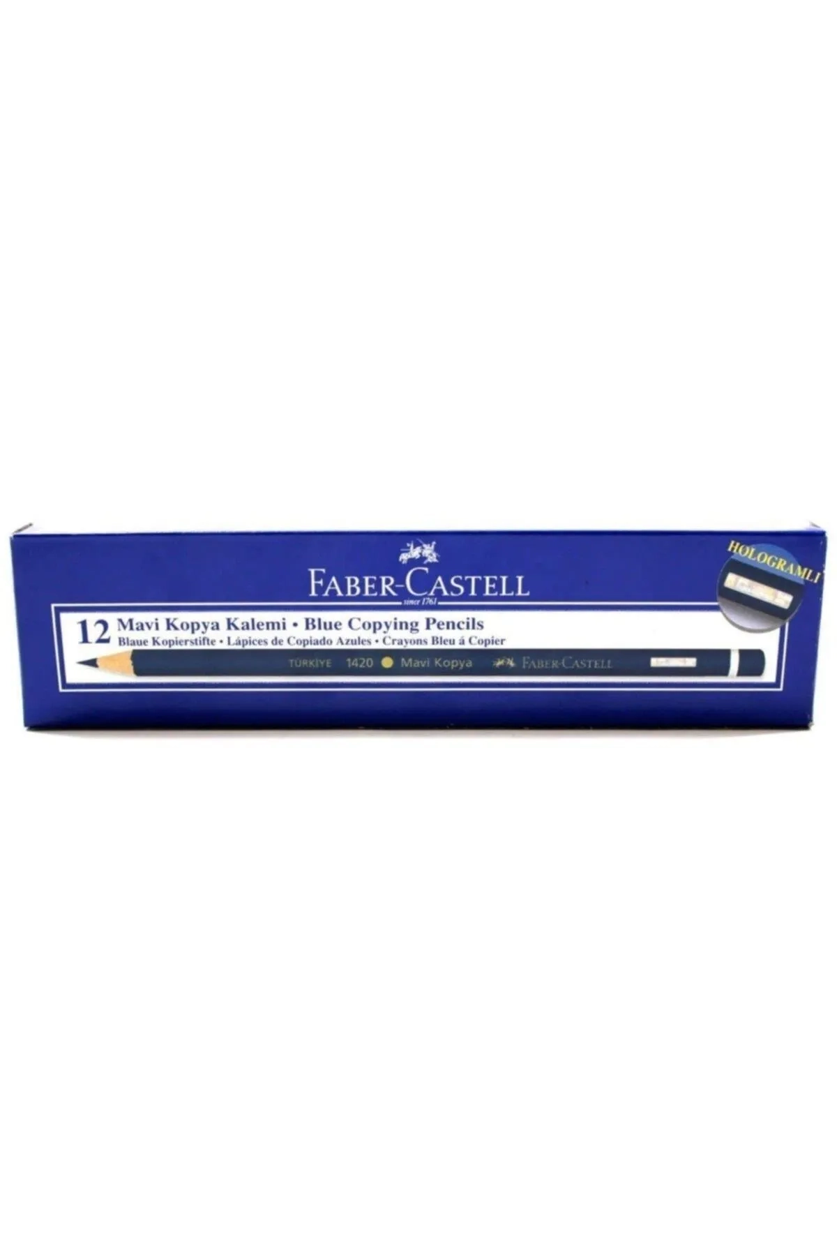 Mavi Faber-Castell Kopya Boya Kalemi 12'Lİ 287961