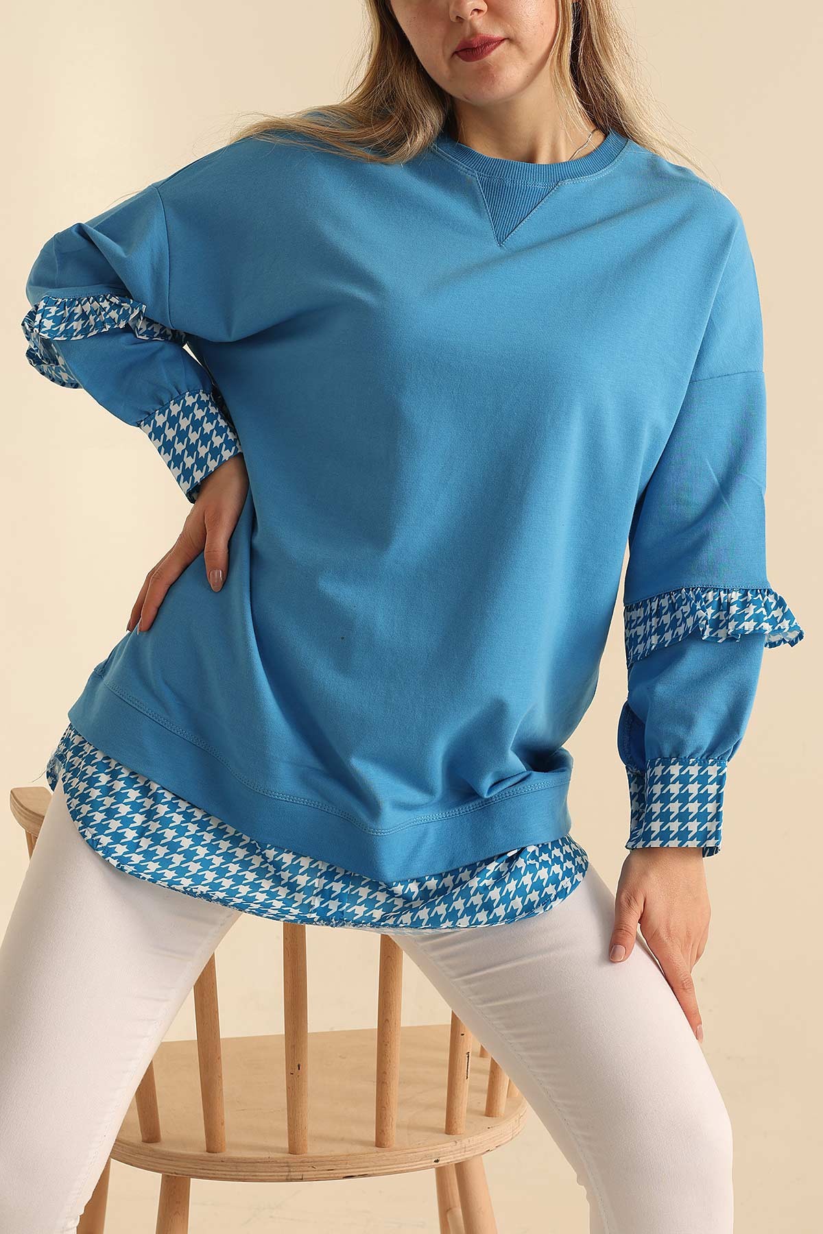 Mavi Garnili İki İp Tunik 218693