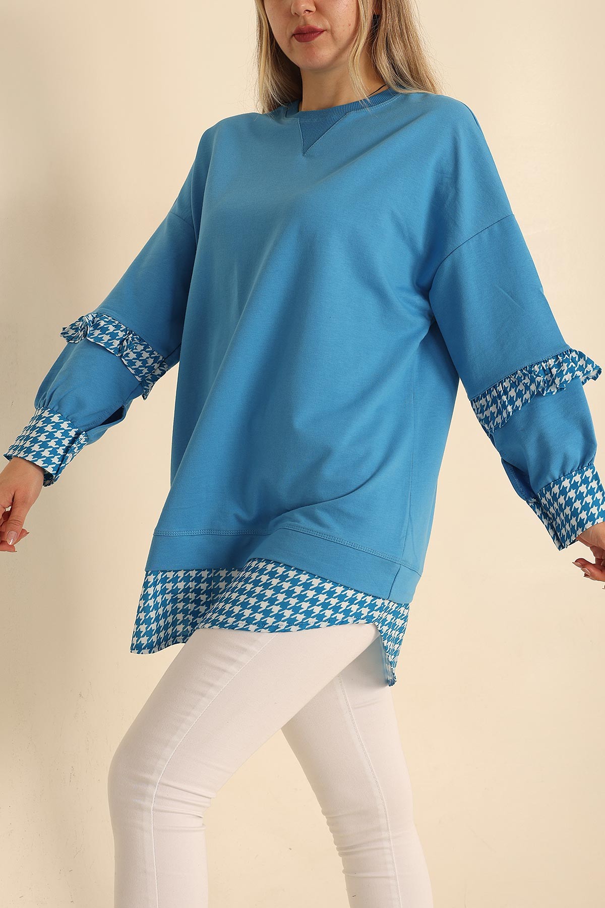 Mavi Garnili İki İp Tunik 218693