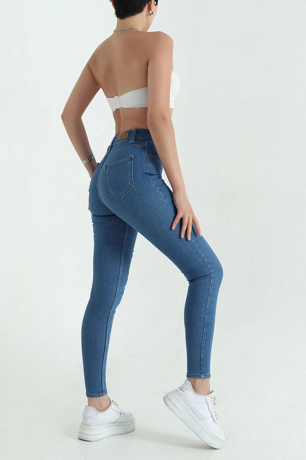 Mavi Lazer Kesim Slim Fit Kadın Kot Pantolon 367034