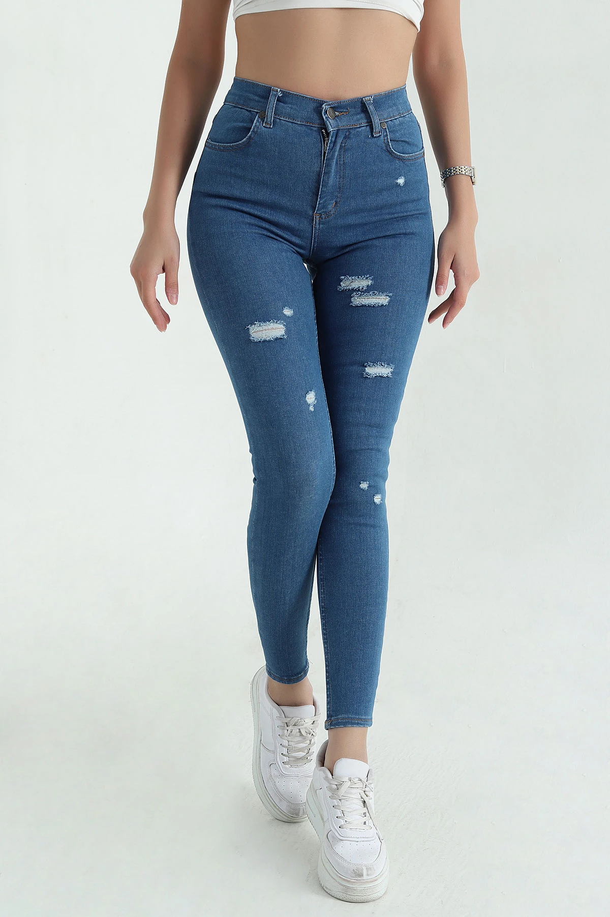 Mavi Lazer Kesim Slim Fit Kadın Kot Pantolon 367034