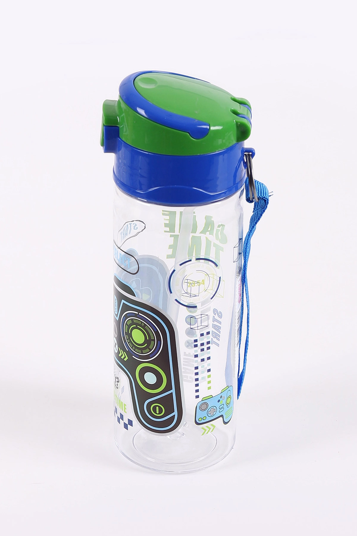 Mavi Mikro Karakterli Pipetli Matara 500 Ml 441753