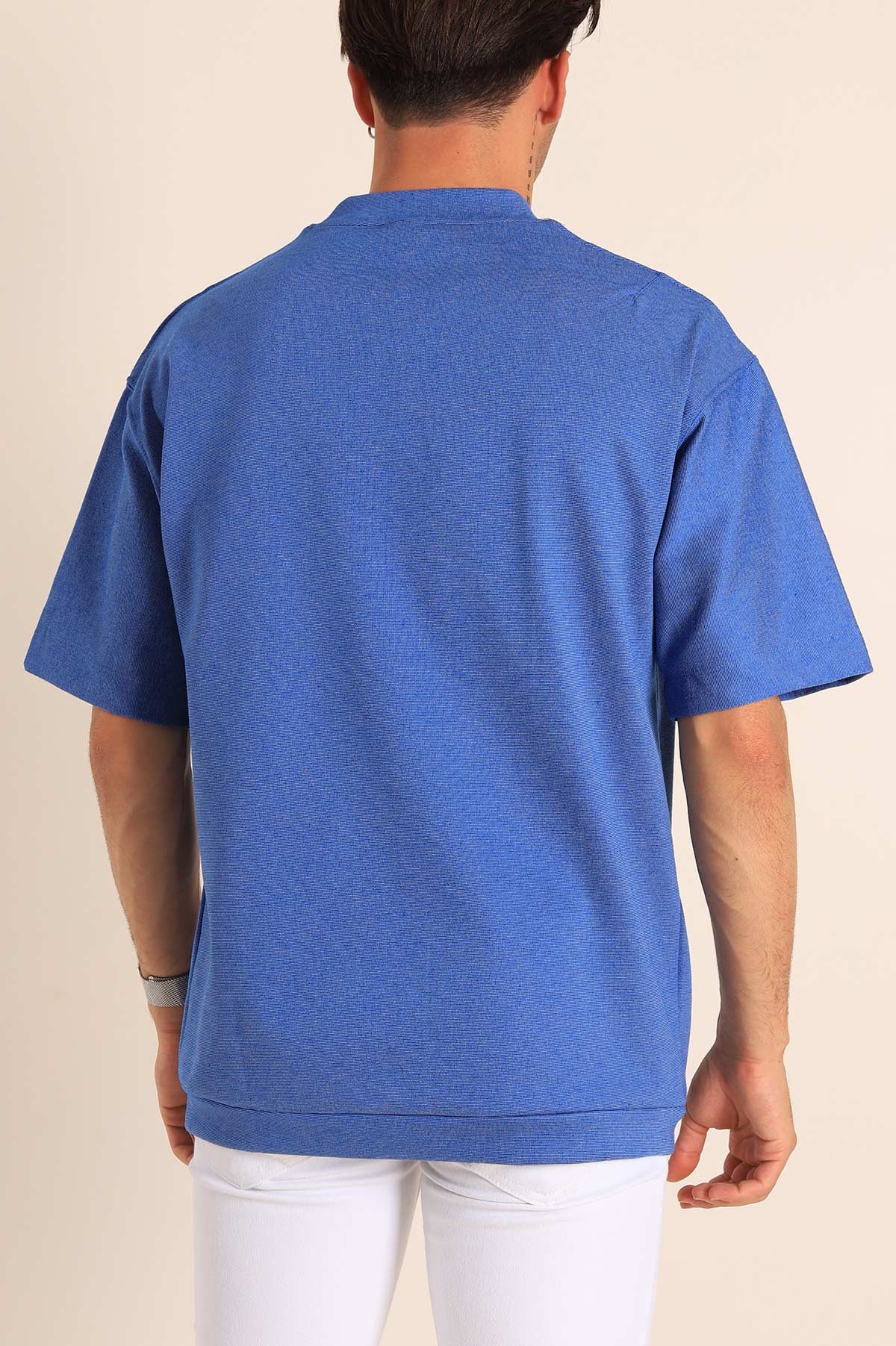 Mavi Oversize Erkek Tişört 181809