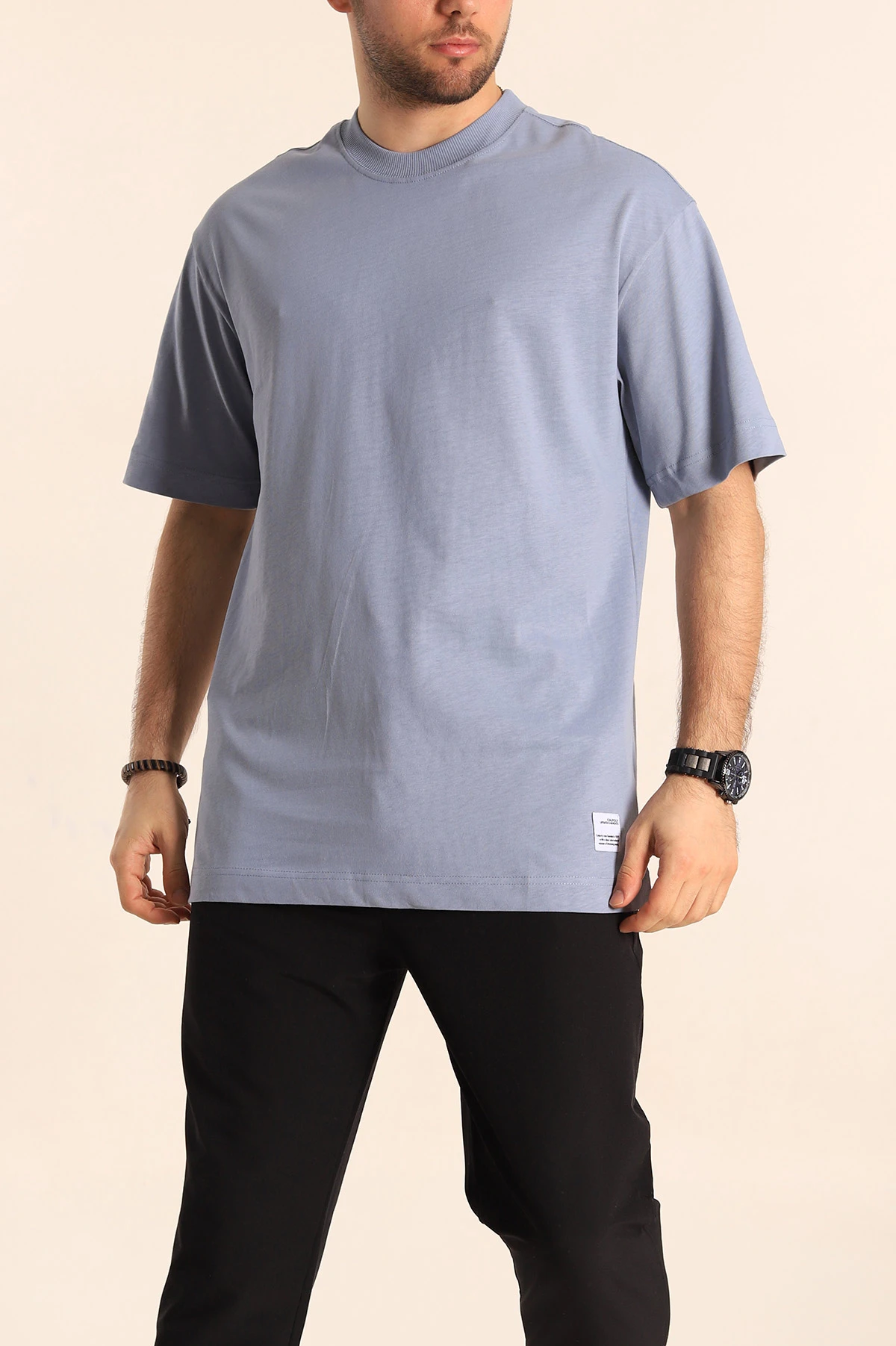 Mavi Oversize Suprem Basic Erkek Tişört 254694