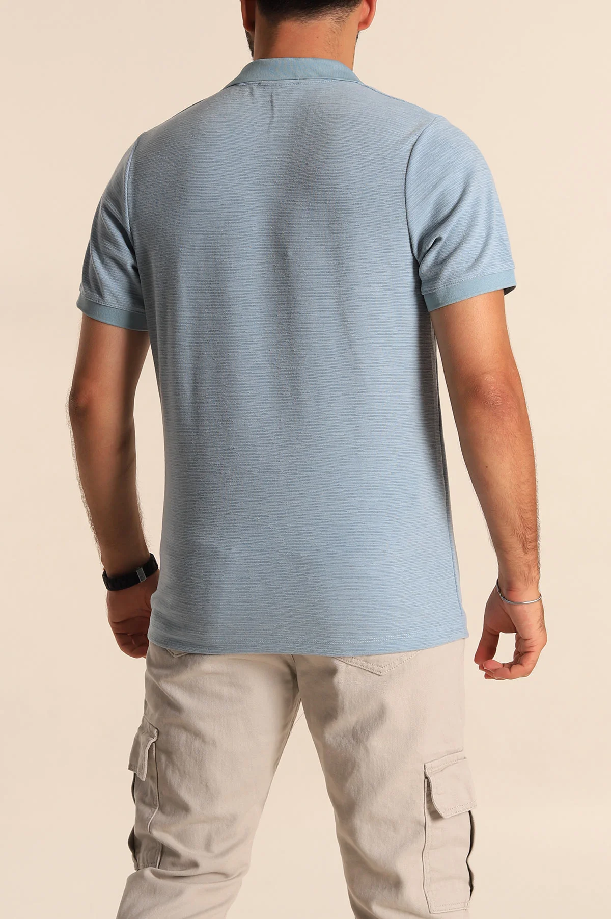 Mavi Regular Fit Dokulu Polo Yaka Erkek Tişört 277119