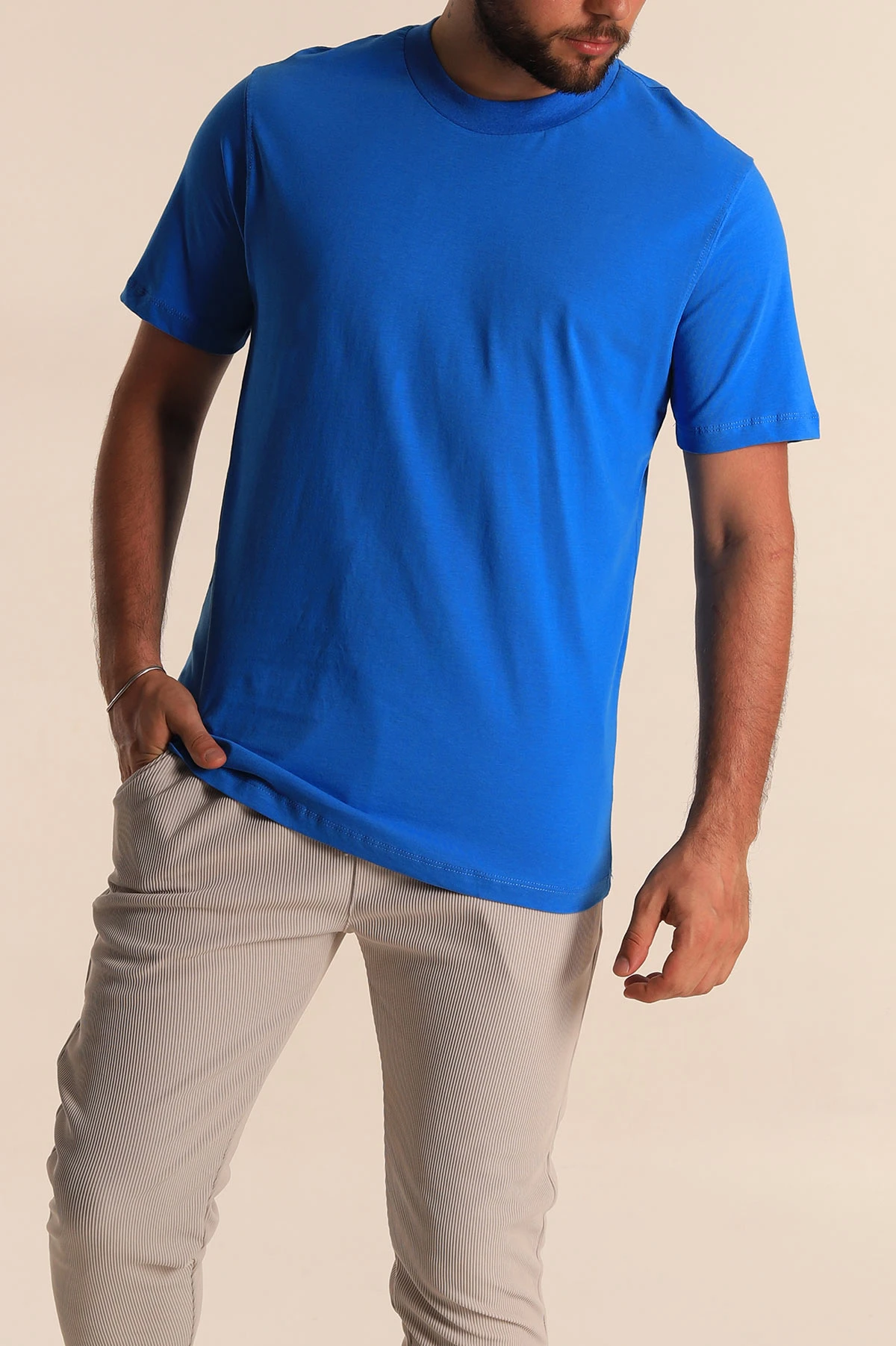Mavi Relaxed Fit Basic Erkek Tişört 279894