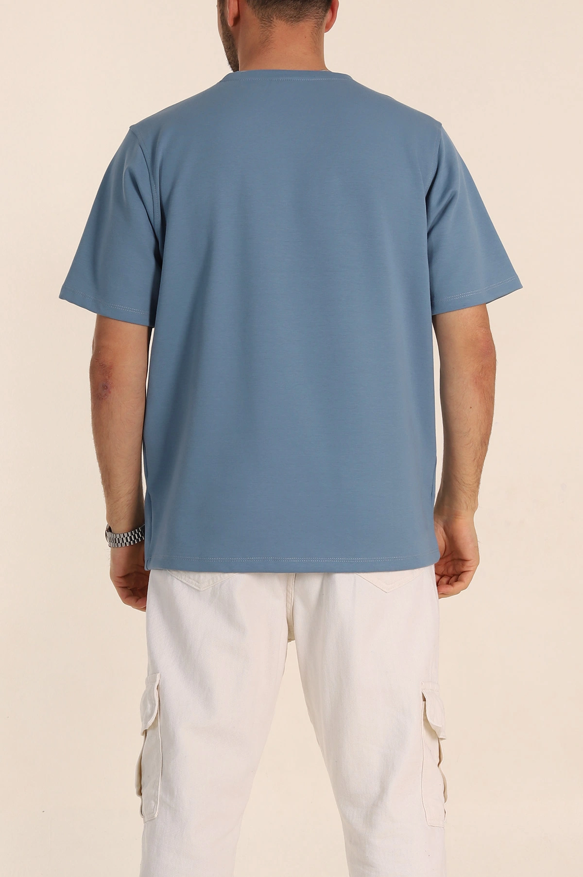 Mavi Relaxed Fit Double Face Basic Erkek Tişört 348939