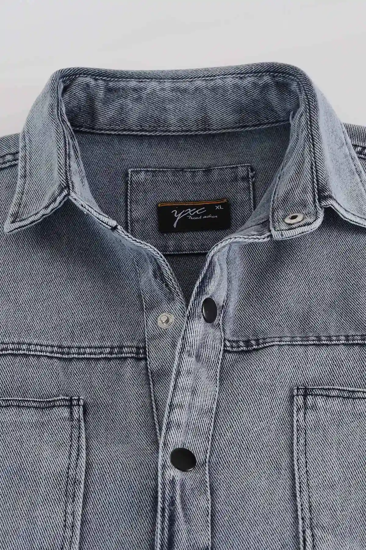 Mavi Relaxed Fit Gabardin Çift Cepli Yıkamalı Erkek Gömlek 397969