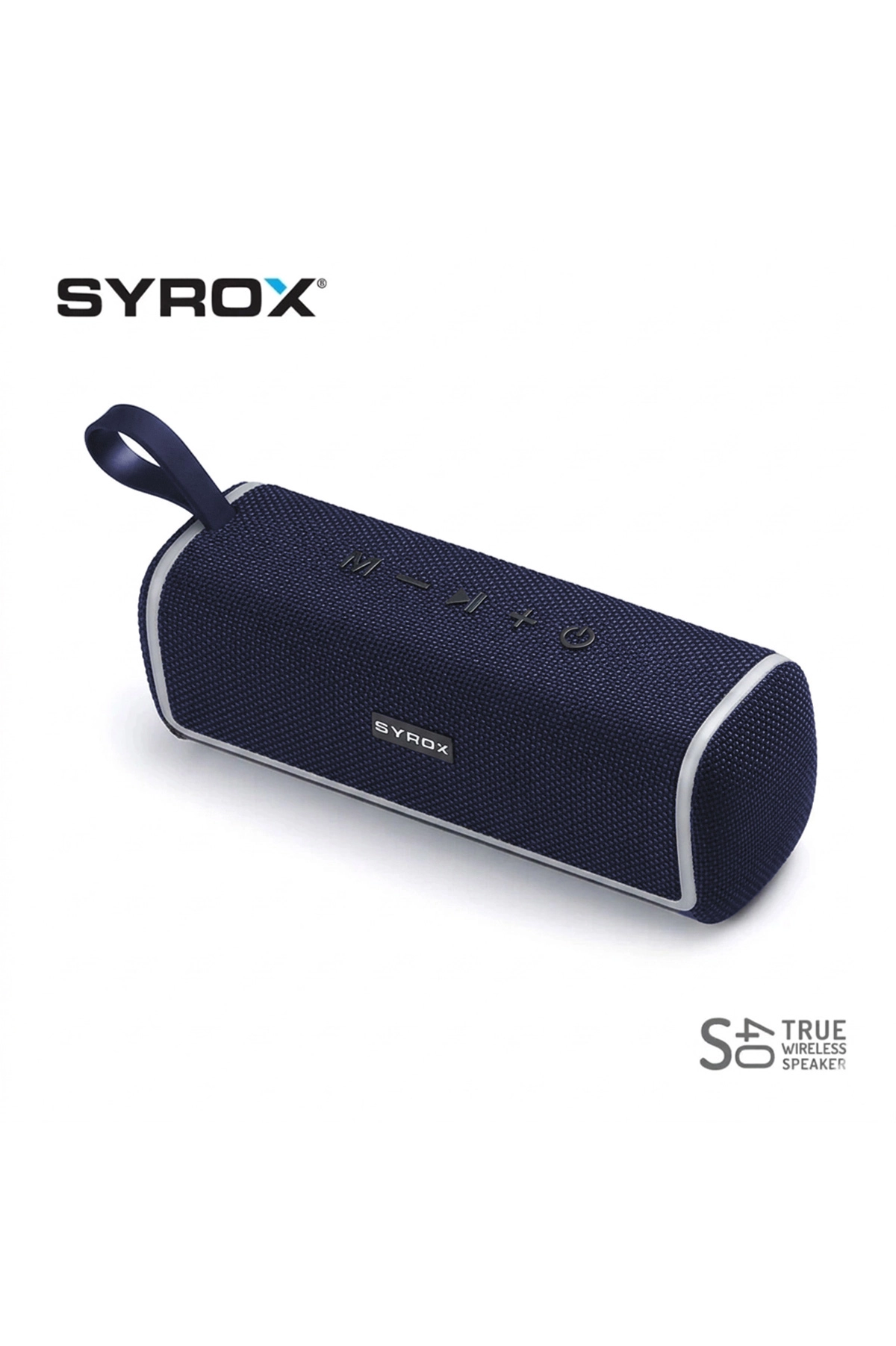 Mavi Syrox S40 5.0 + EDR full Bas Rgb Led Speaker Taşınabilir Bluetooth Hoparlör 453590