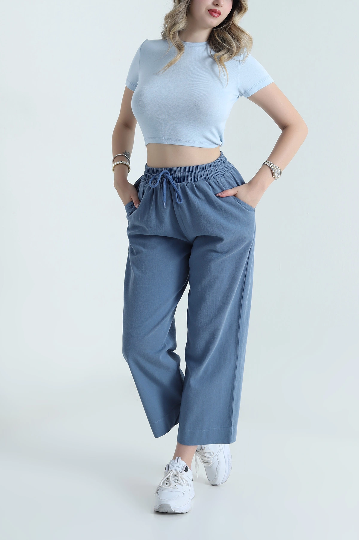 Mavi Tencel Gabardin Kadın Pantolon 478626