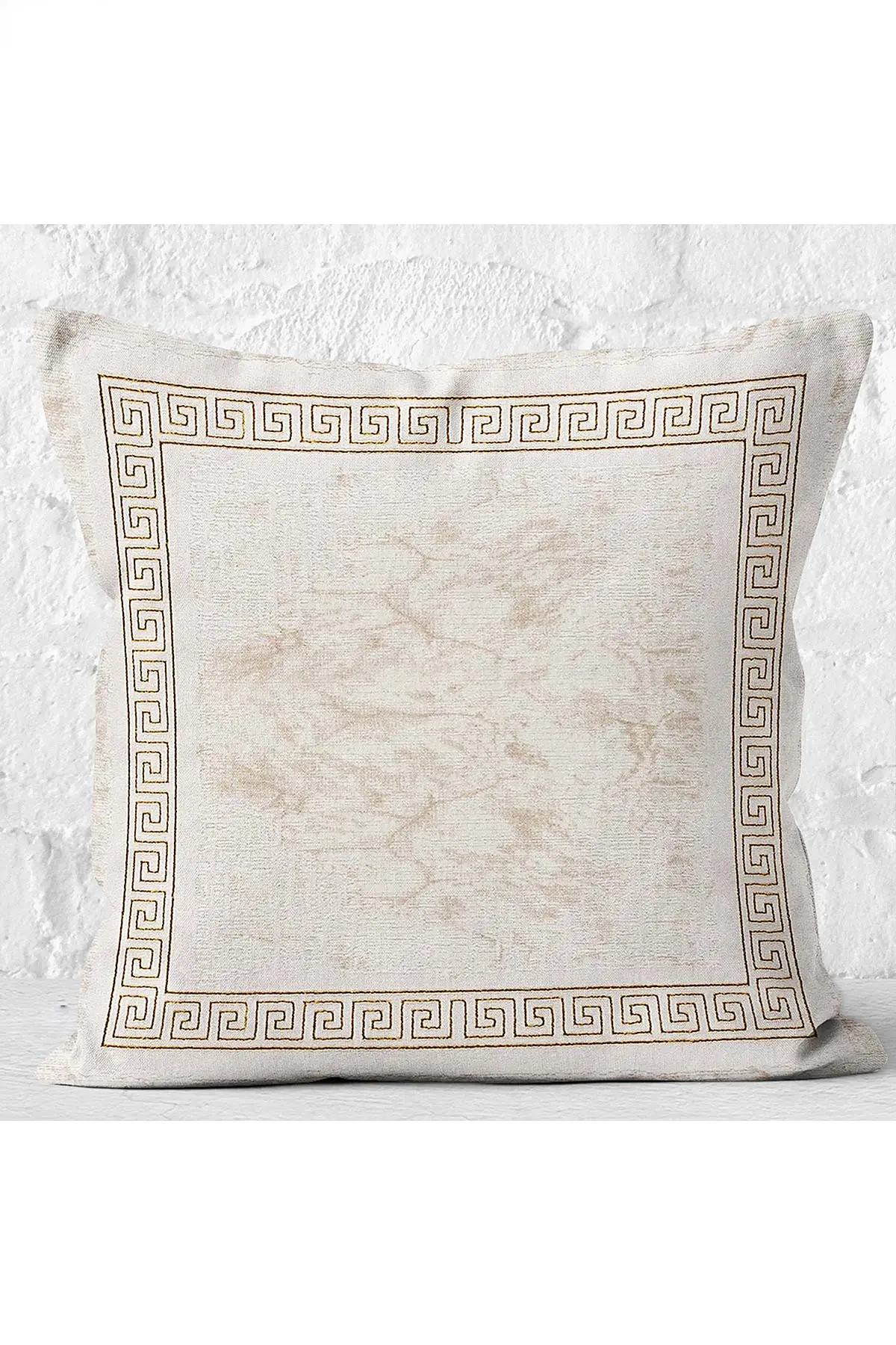43x43 Dijital Baskılı Fermuarlı Modern Kırlent Kılıfı 333798