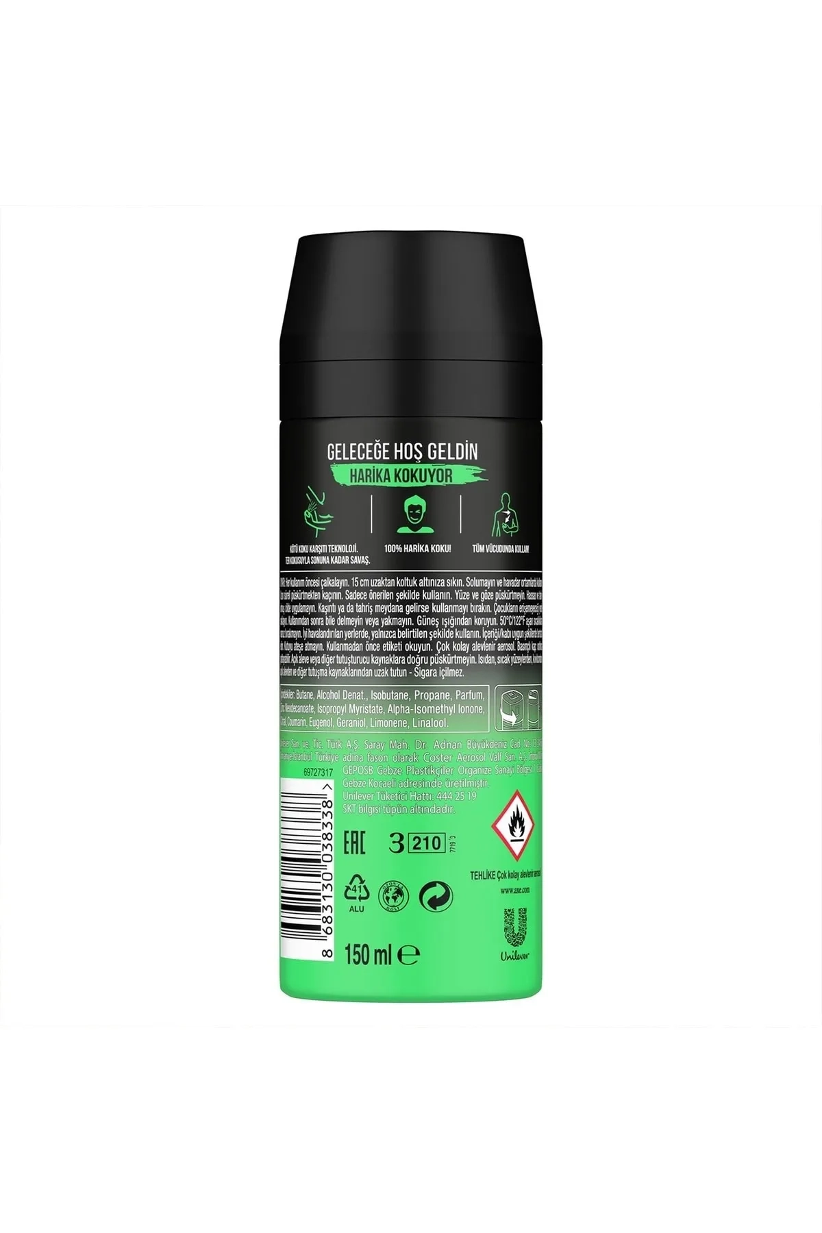 Axe Jungle Fresh Erkek Deodorant Sprey 150 ml 286725