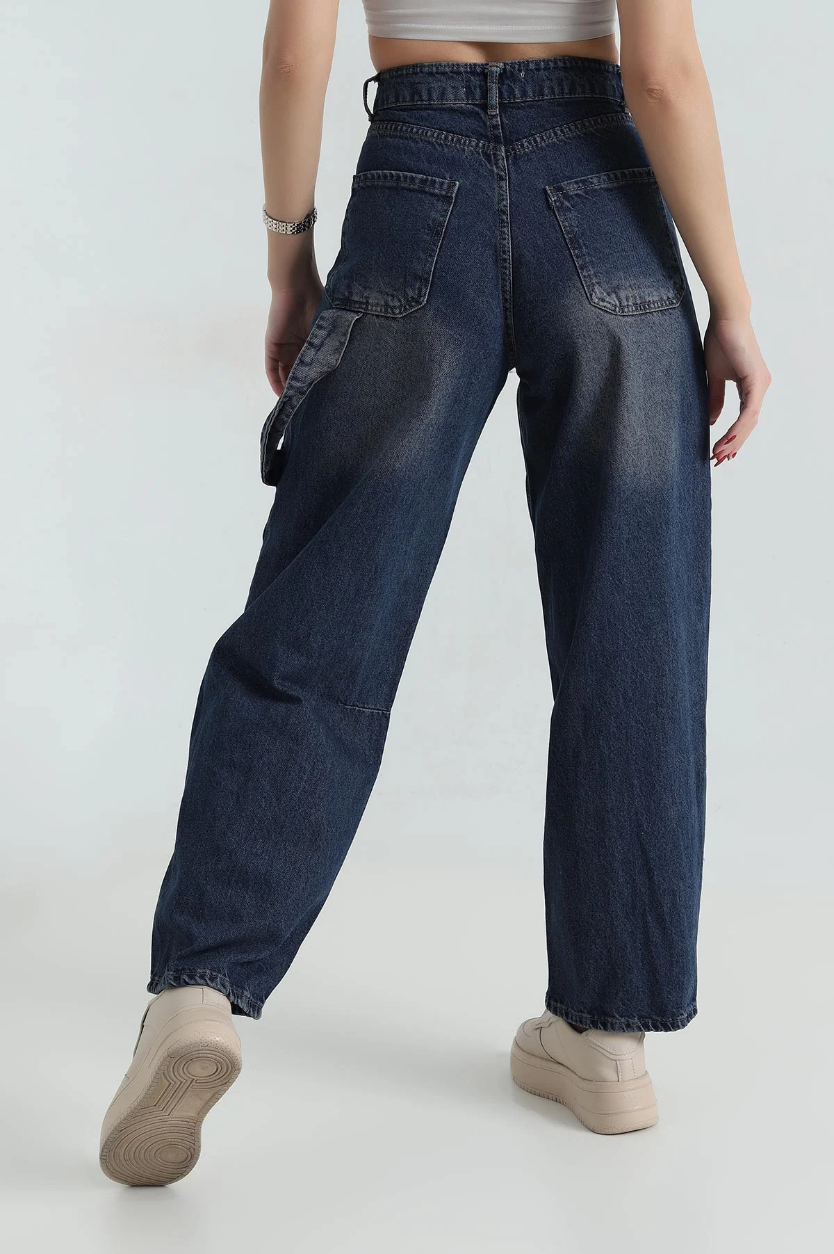 Mint Baggy Cepli Kadın Kot Pantolon 418075