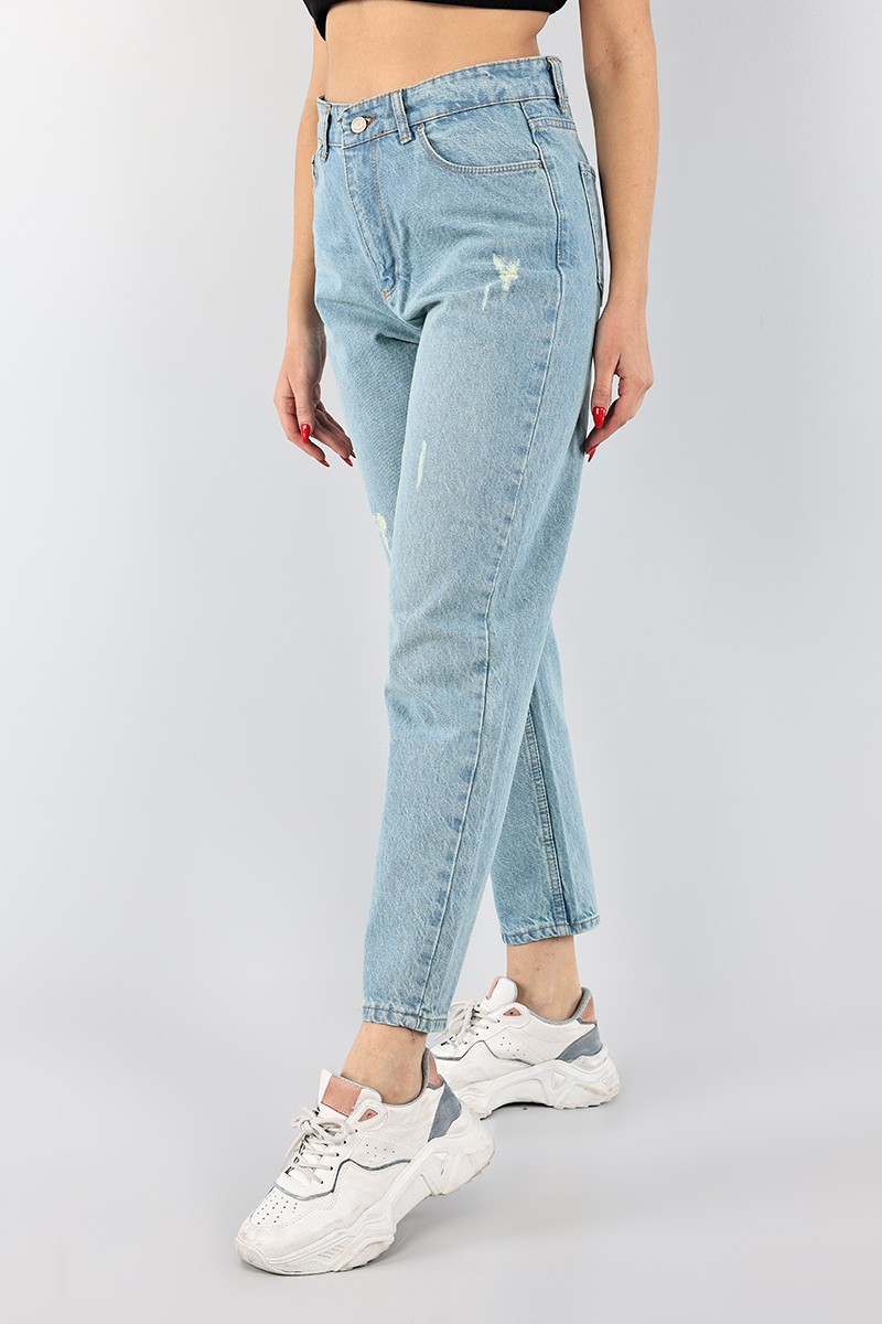 Mint Lazerli Mom Kot Pantolon 96305