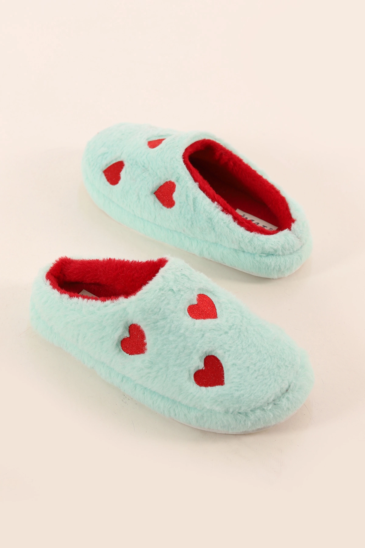 Mint Peluş Figürlü Kadın Ev Terliği 399424
