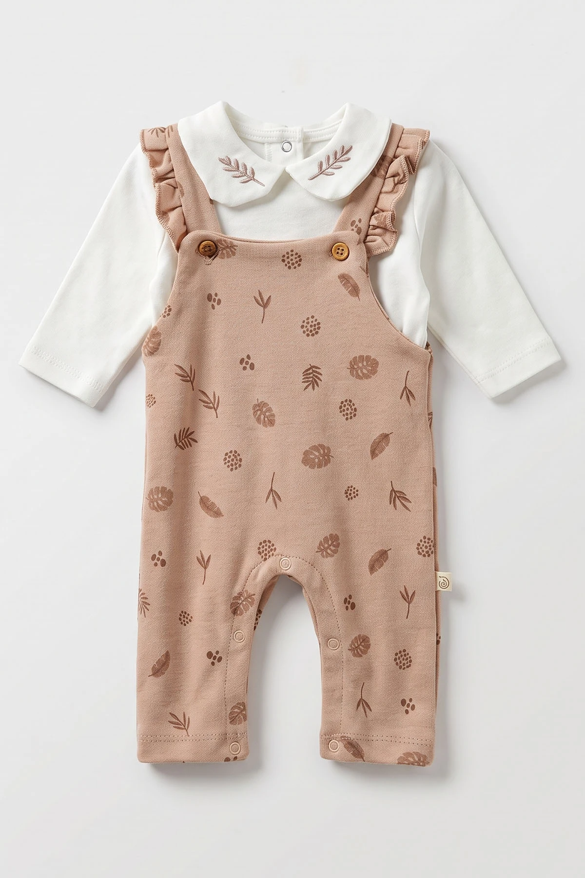 Mocha (0-9 Ay)Desenli Kız Bebek Tulum 485324,