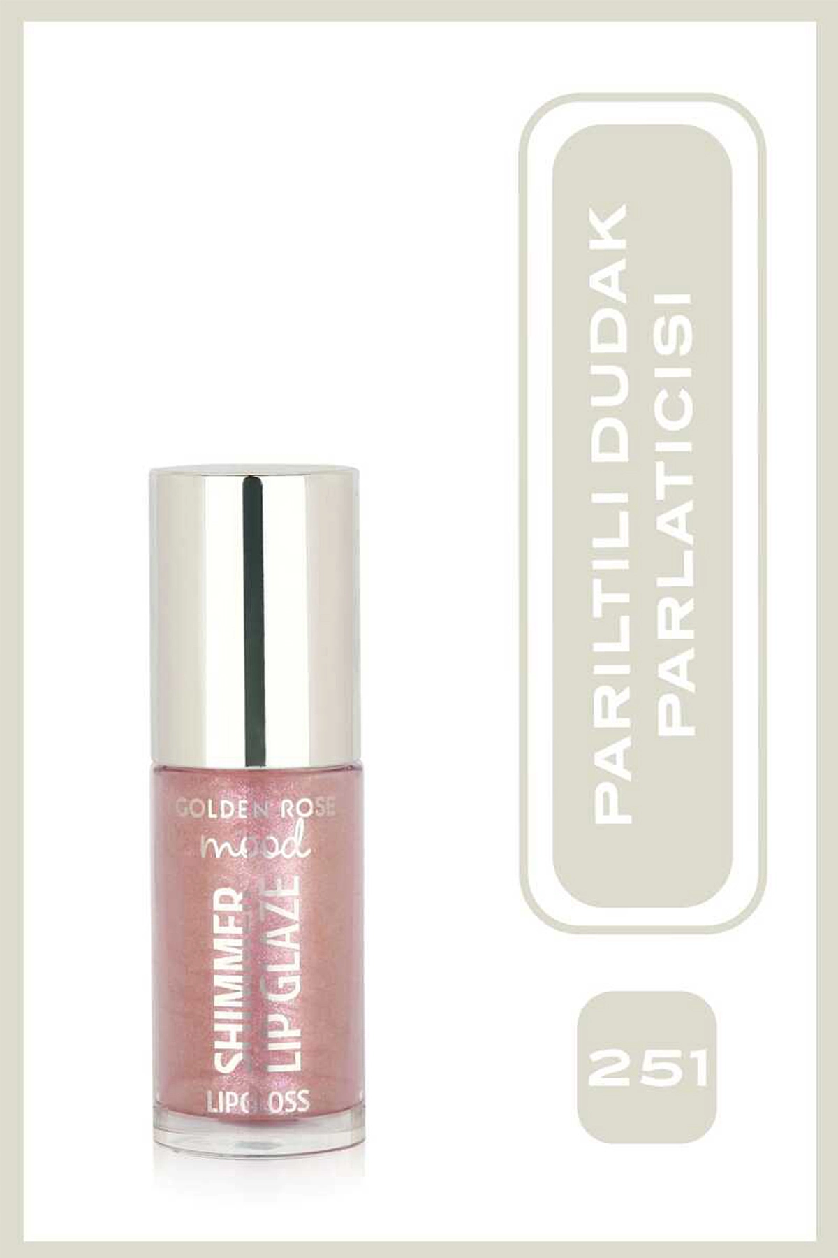 Mood Shimmer Lip Glaze Lipgloss -251 Bubble Pink - Işıltılı Dudak Parlatıcısı 406640