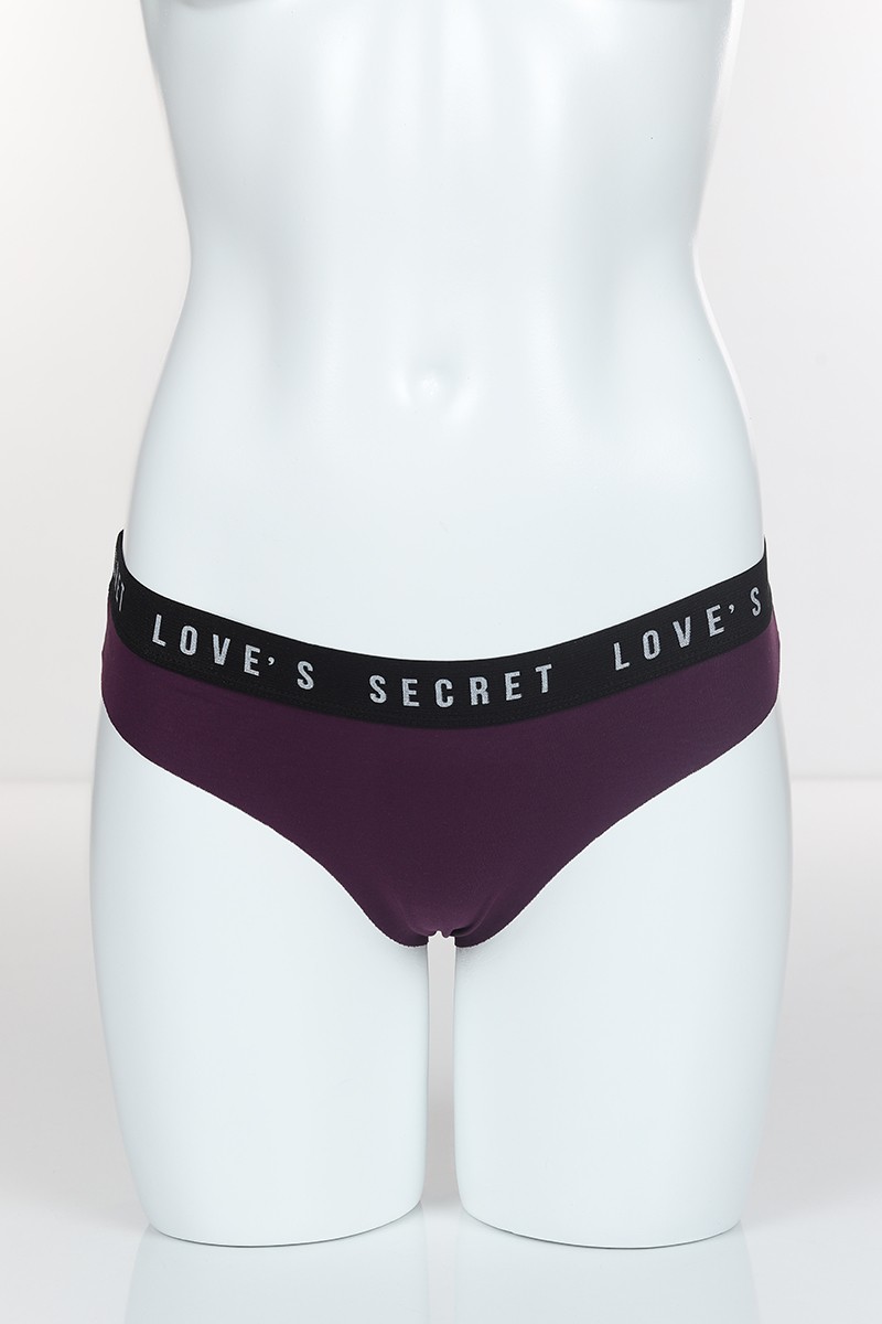 Mor 3909 Bikini Pamuk Lazer Bel Spor Lastikli Külot 101905
