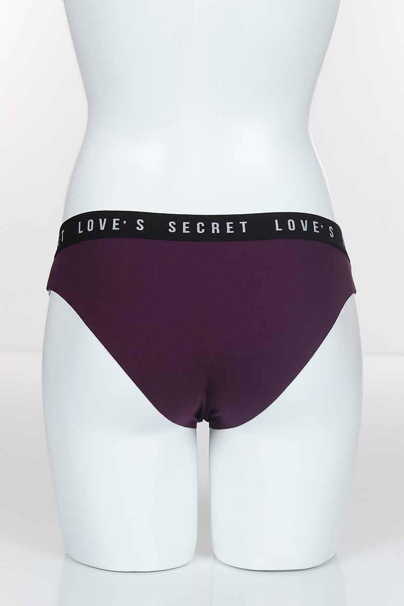 Mor 3909 Bikini Pamuk Lazer Bel Spor Lastikli Külot 101905