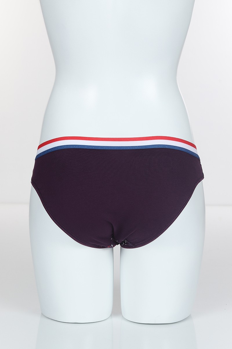 Mor 4309 Bikini Pamuk Lave Secret Baskılı Külot 101800