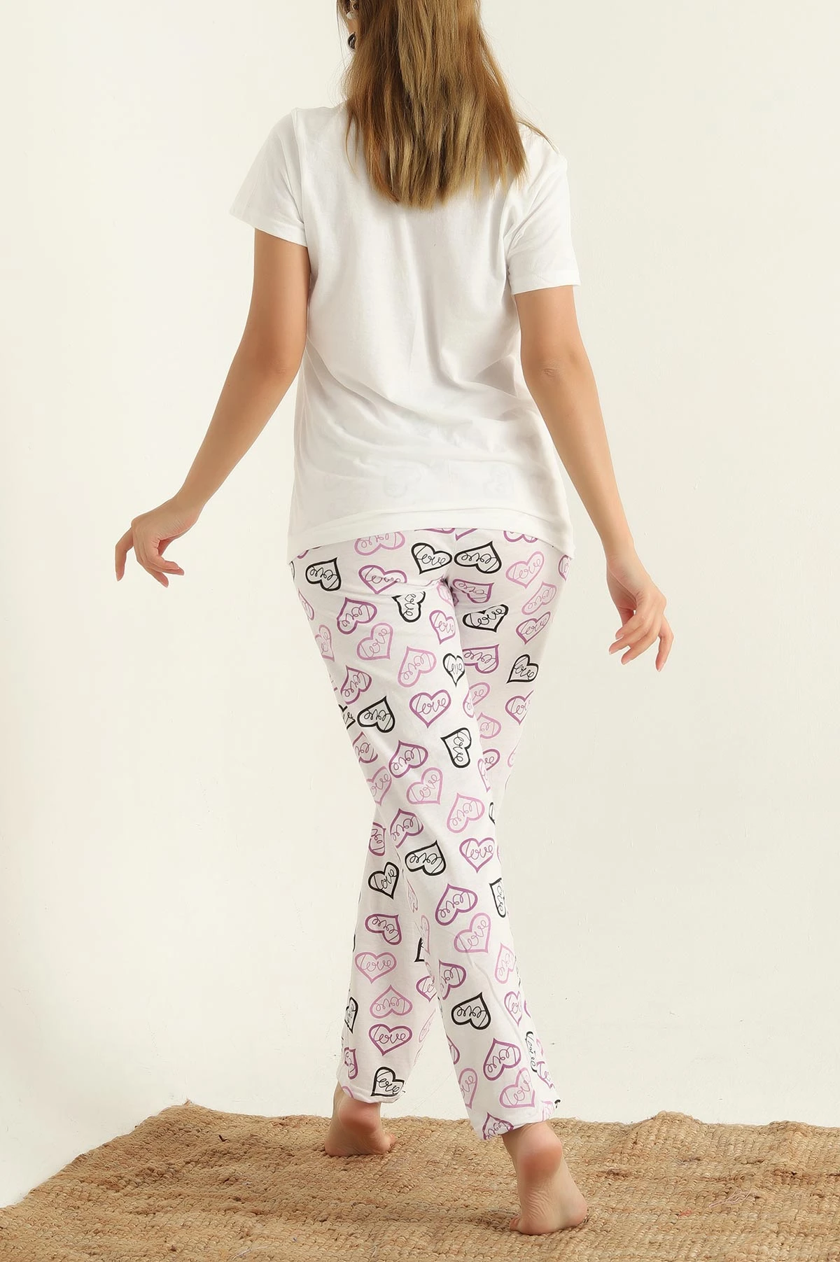 Mor Baskılı Süprem Pijama Takımı 288924