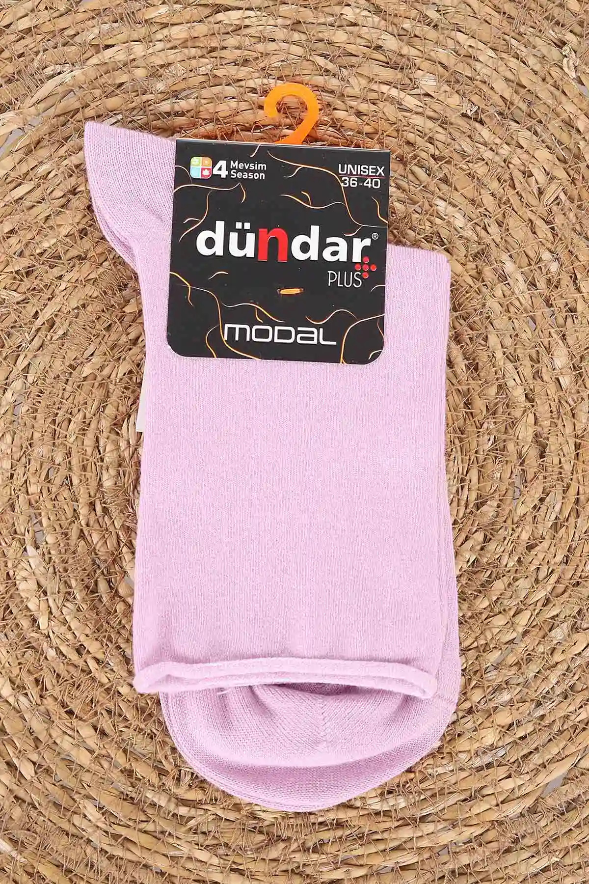 Mor Dört Mevsim Kadın Modal Lastiksiz Çorap (36-40) 477017