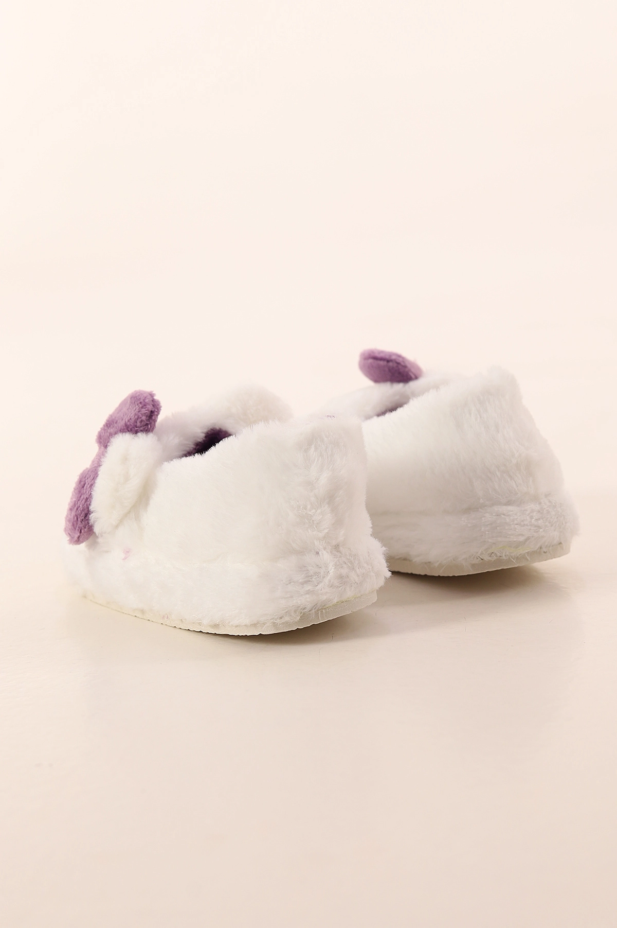 Mor Ekru ( 30 - 35 ) Peluş Figürlü Kız Çocuk Panduf 391084