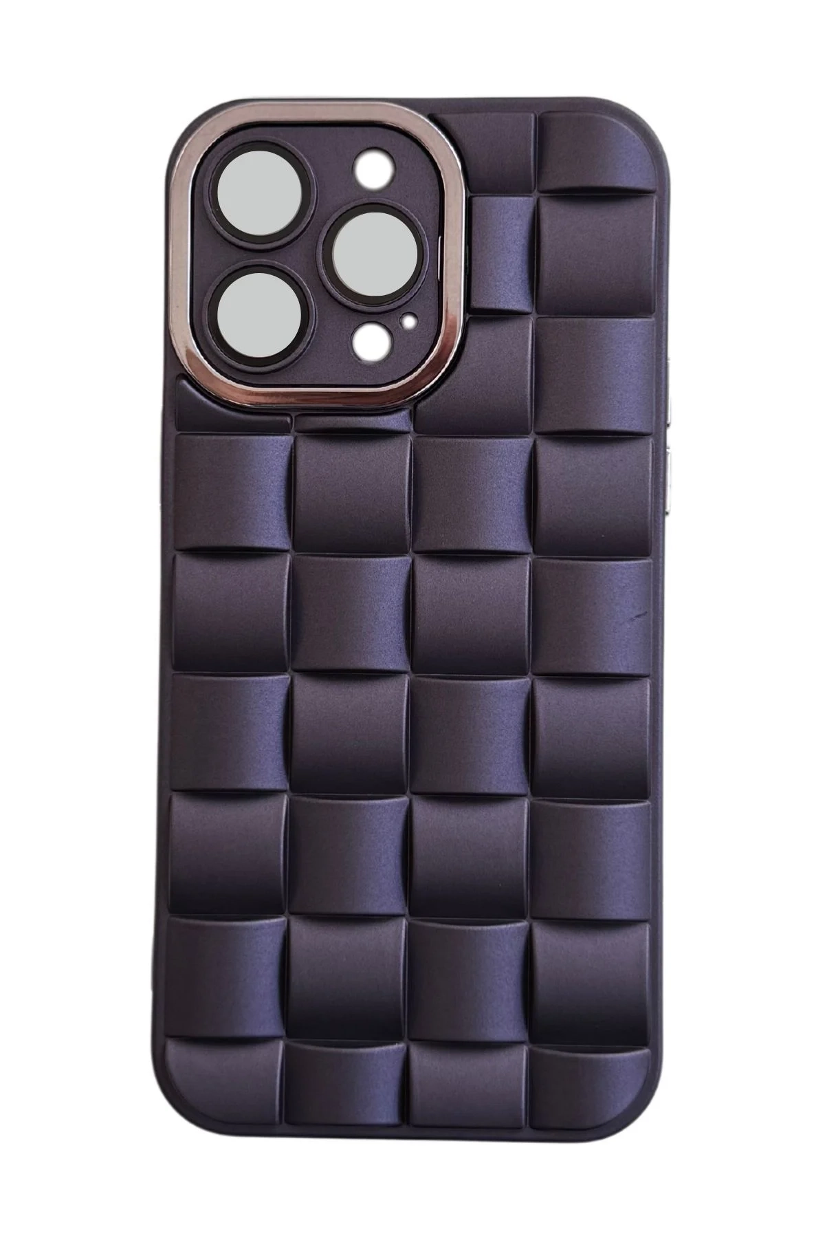 Mor İPhone 12 Pro Uyumlu Air Serisi Kamera Korumalı 3D Tasarımlı Sert Silikon Telefon Kılıfı 343701