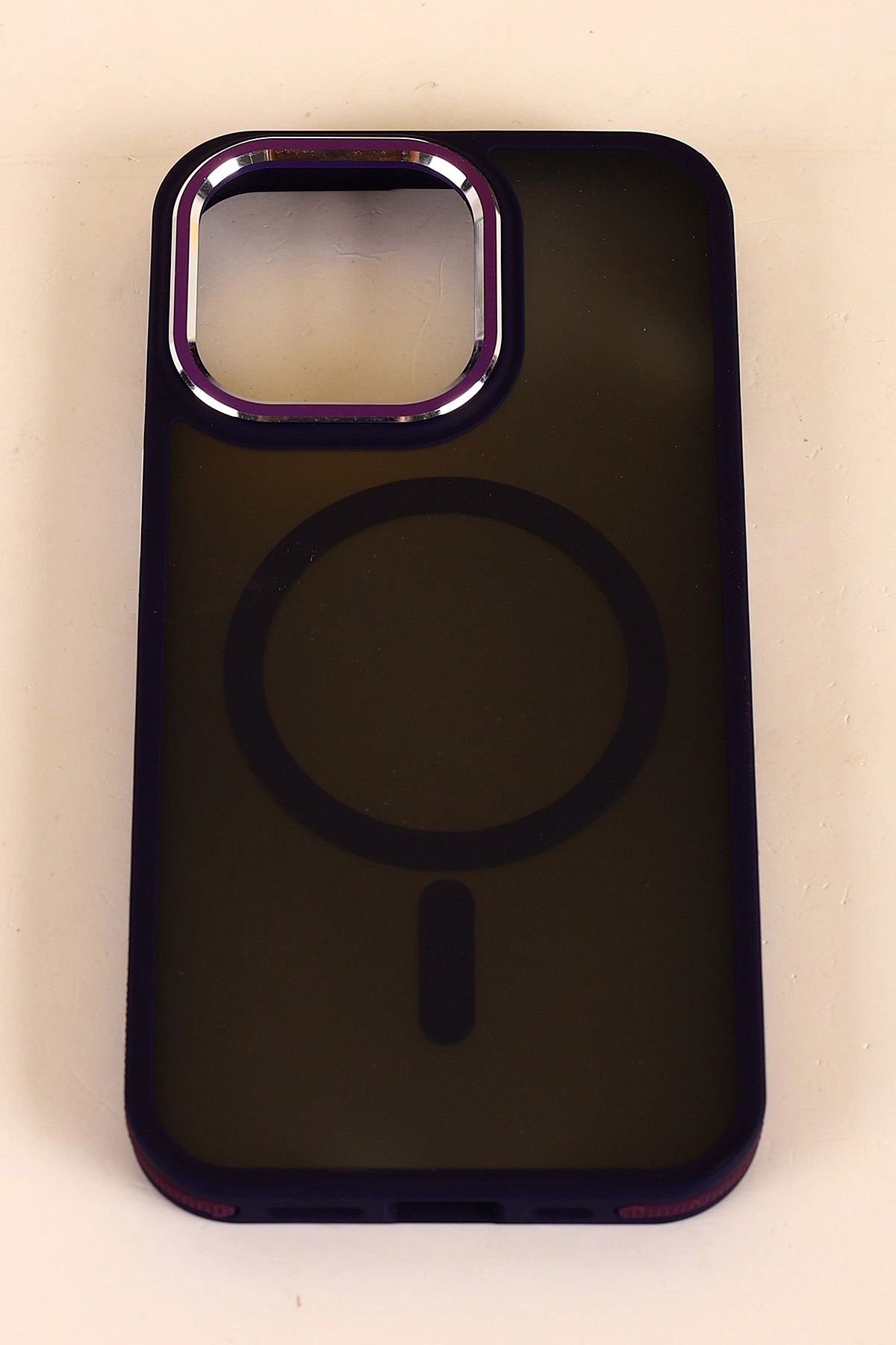 Mor İPhone 13 Pro Uyumlu Style Serisi Soft Tpu Slikon Telefon Kılıfı 375329
