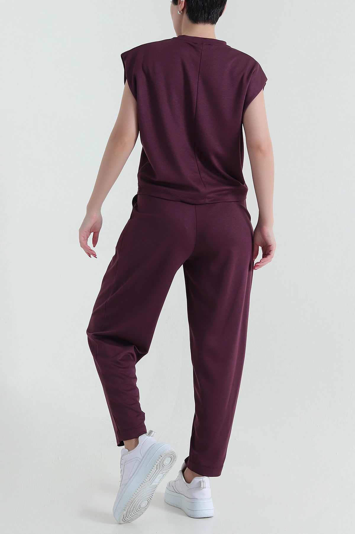 Mor Pantolon Bluz Oysho Kadın İkili Takım 433520