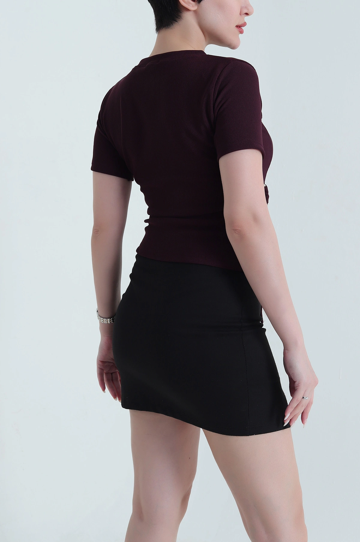 Mor Tokalı Ottoman Kadın Bluz 450413