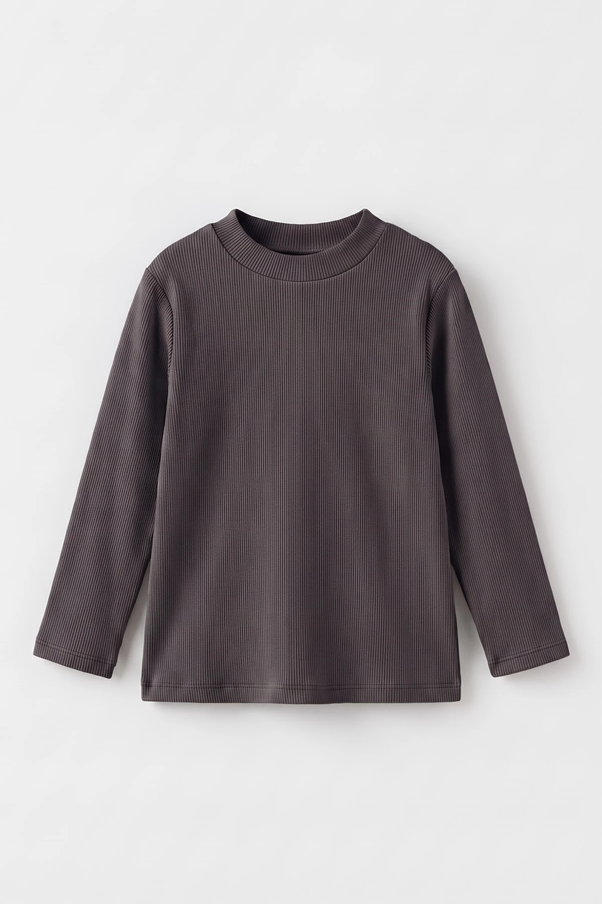Mürdüm (5-12 Yaş) Yarım Balıkçı Yaka Kaşkorse Çocuk Body Sweatshirt 495422