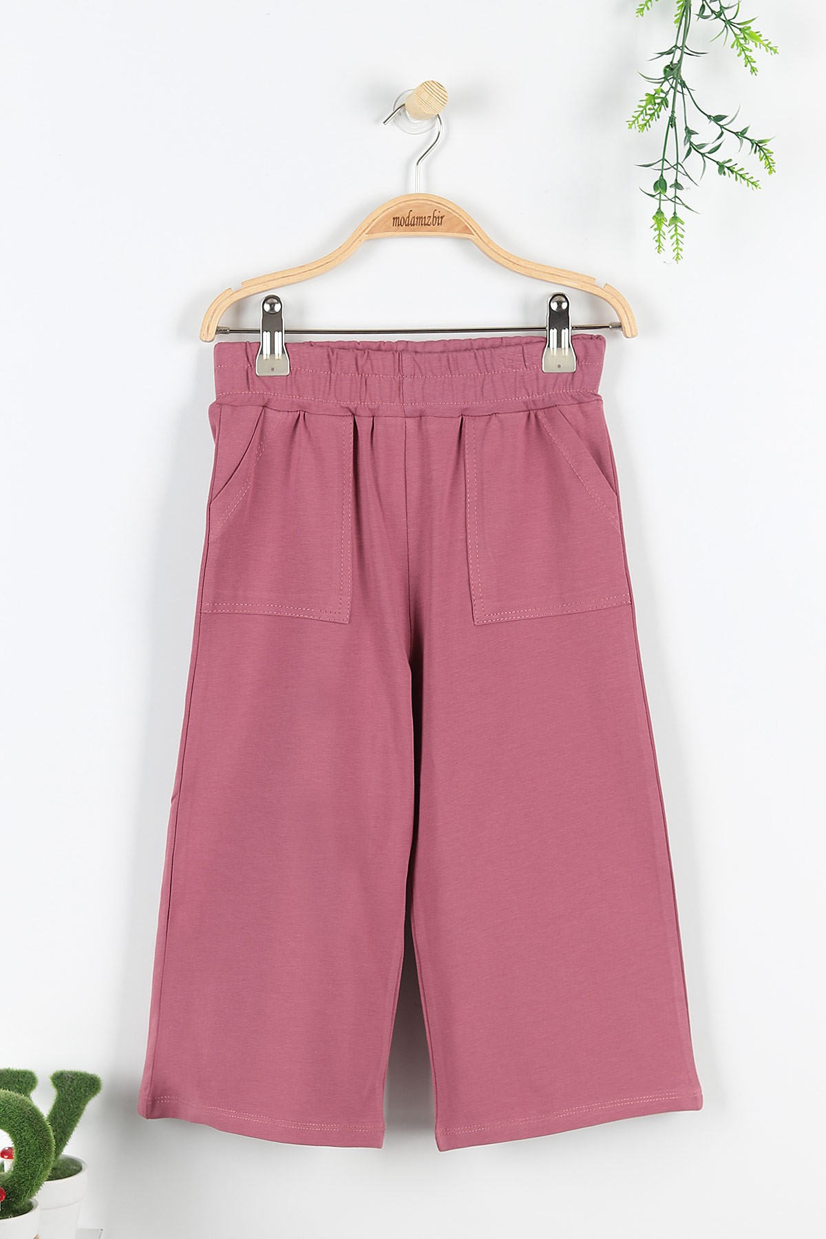 Mürdüm (5-8 Yaş) Fashion Baskılı Kol Detaylı Kız Çocuk Takım 172740