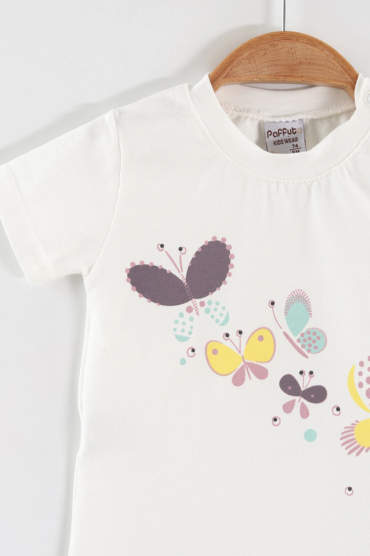 Mürdüm (6-24 Ay)Kelebek Baskılı Kız Bebek Takım 467648