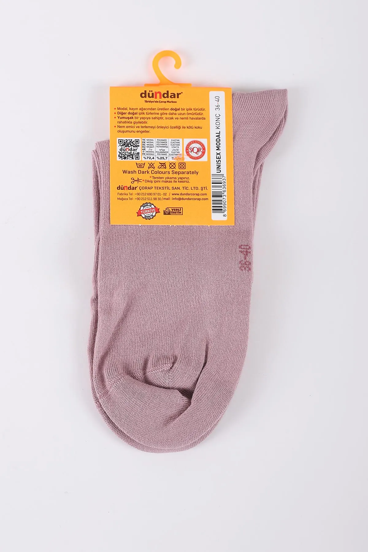 Mürdüm Dört Mevsim Kadın Modal Konç Çorap 36-40 422970