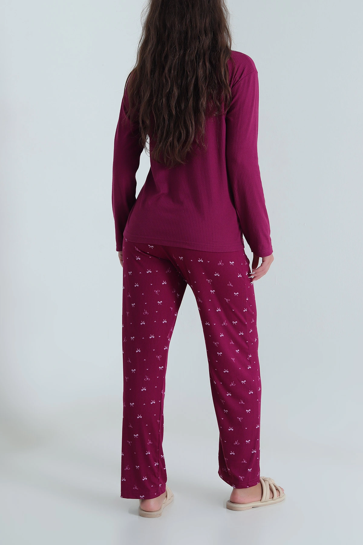 Mürdüm Milan Soft Fiyonklu Kadın Pijama Takımı 488924