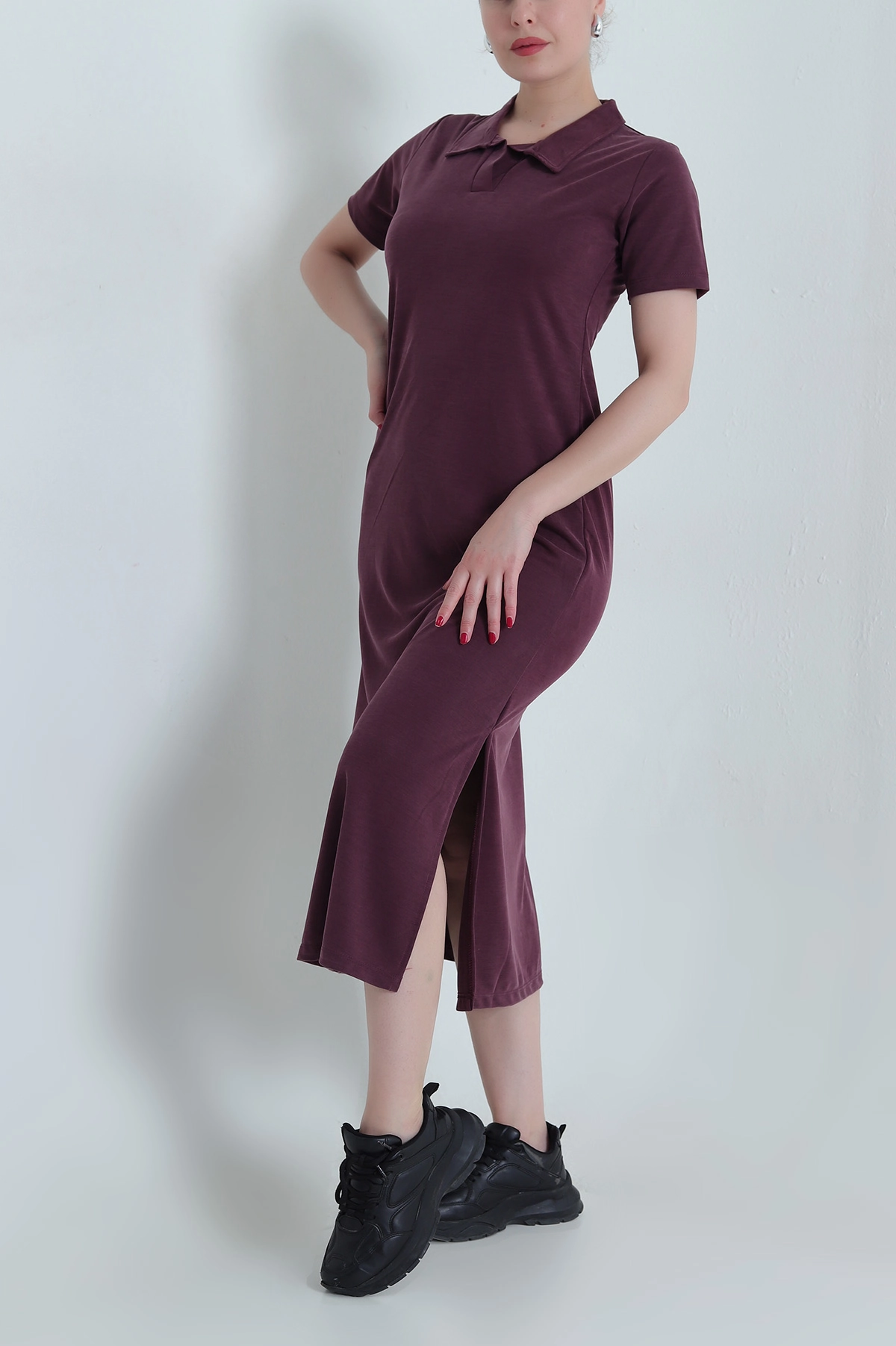 Mürdüm Pike Oysho Kadın Elbise 467099