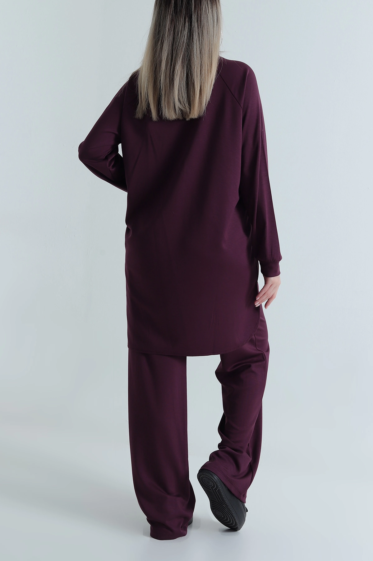 Mürdüm Tunik Pantolon Oysho Kadın İkili Takım 487335